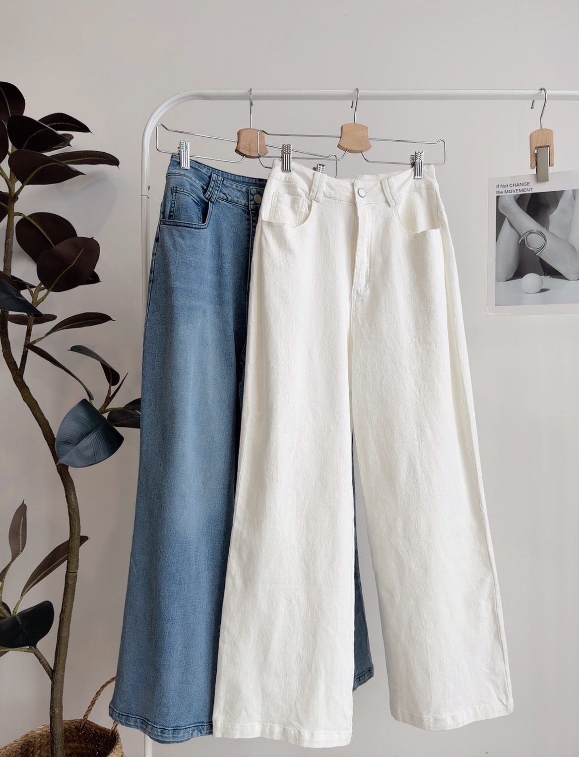 B72605 EVA WIDE LEG JEANS