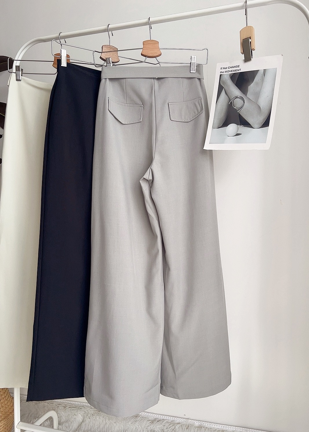 B72510 CHLOE SIDE BUCKLE TROUSERS