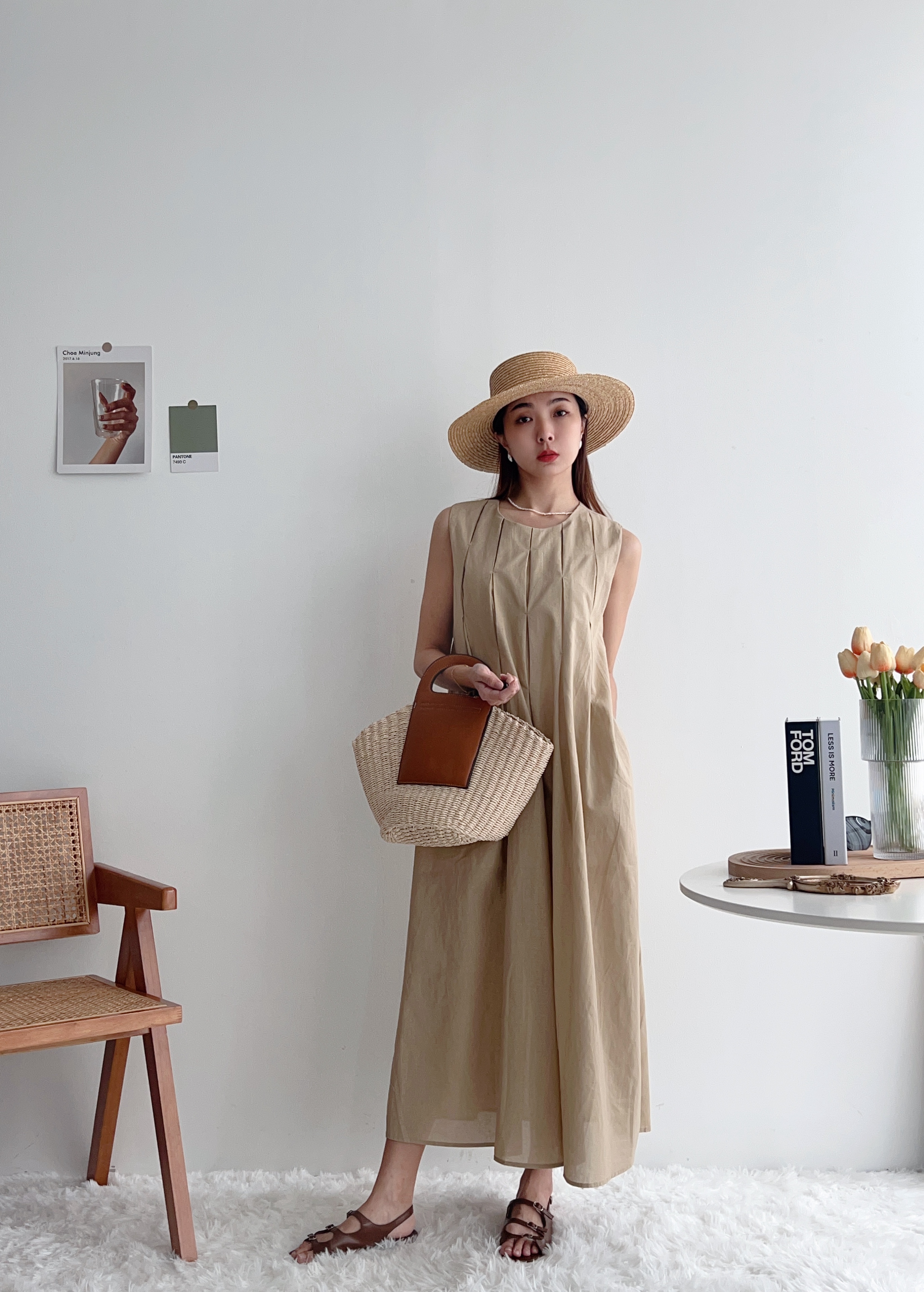 D70334 BYLYTHE PLEATED FLARE DRESS