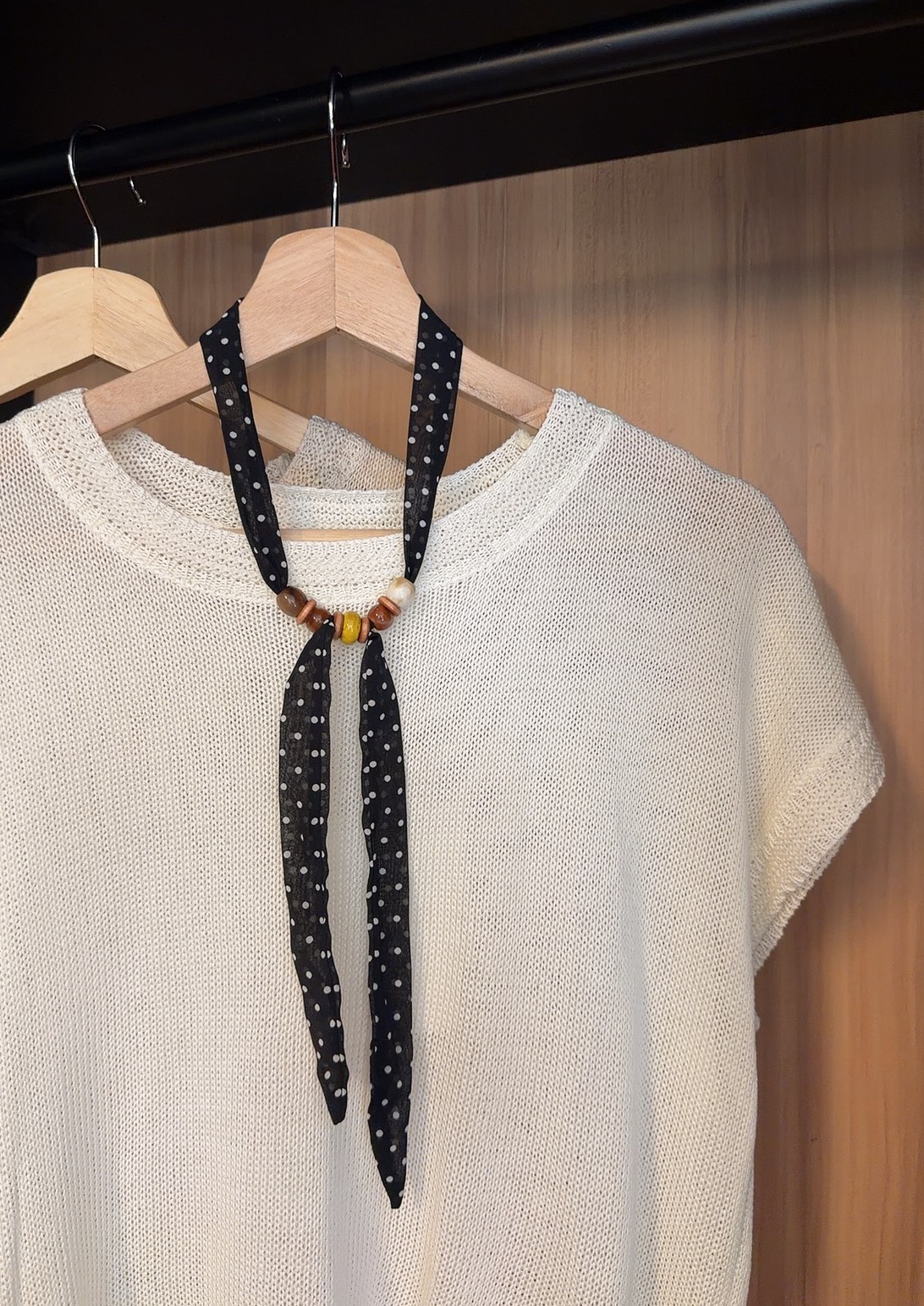 HHA01- VINTAGE BEADS SCARF NECKLACE