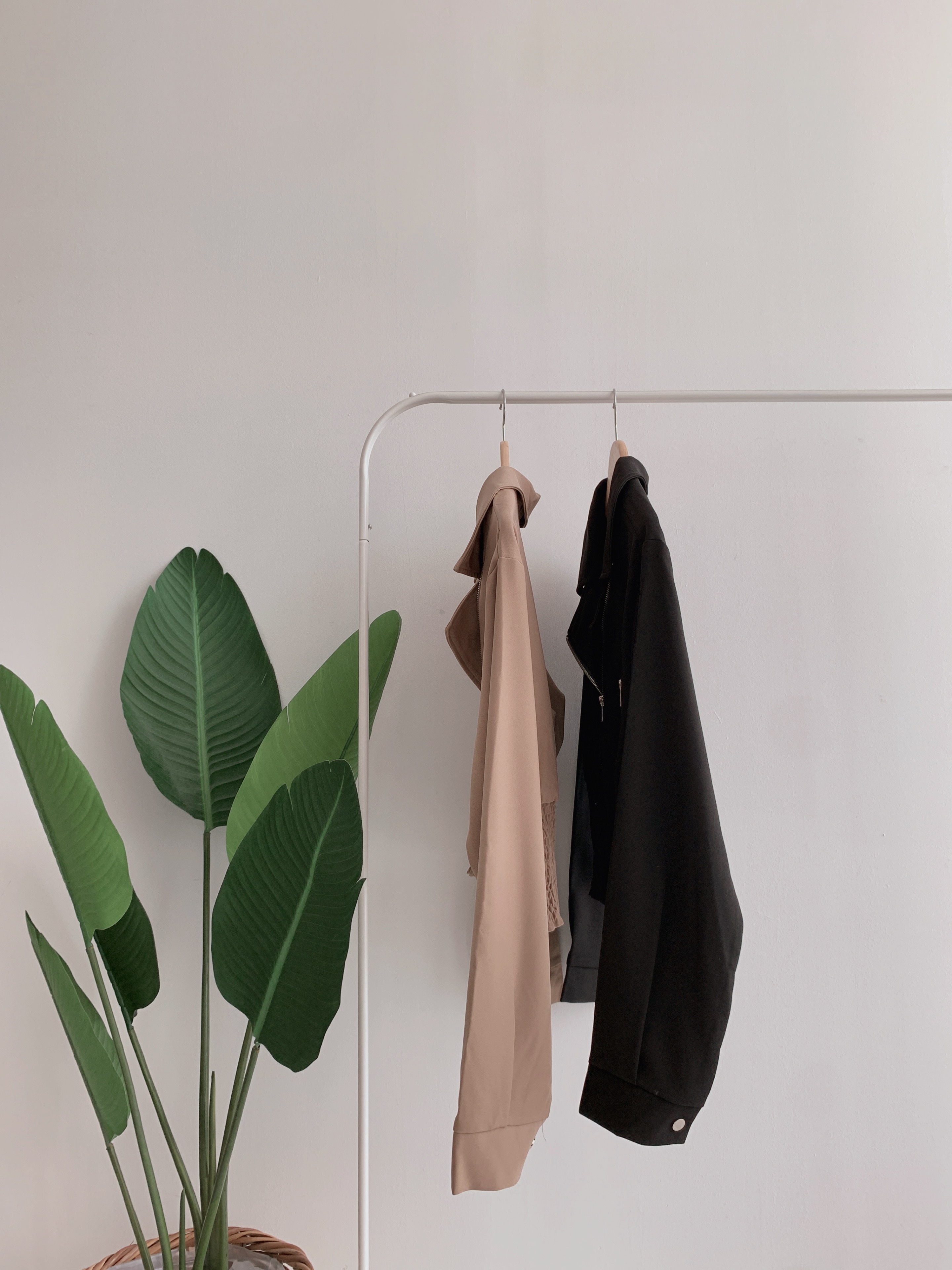 J70389 MERCEDES COLLAR ZIPPER BIKER JACKET