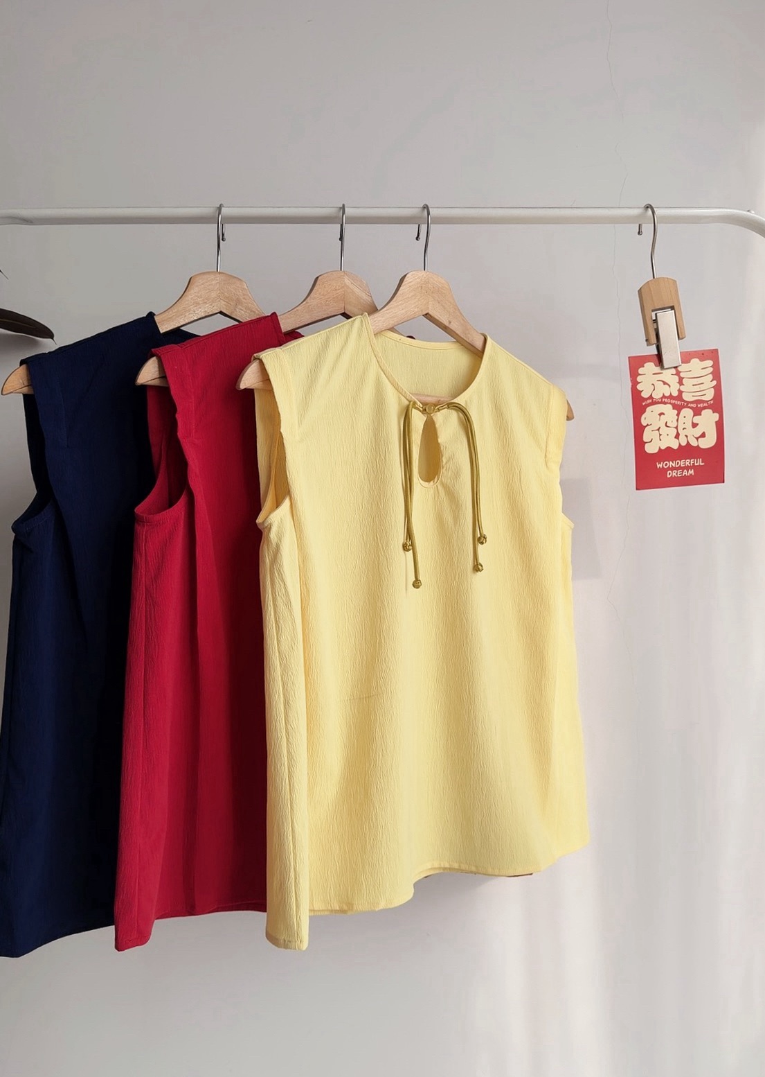 T72727  ANYA ORIENTAL TIE DESIGNER BLOUSE