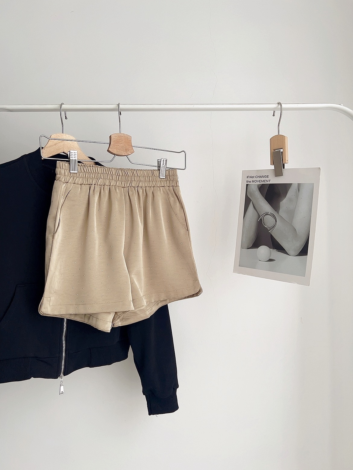 B72469 EVA DIAMOND DEISGN SHORTS