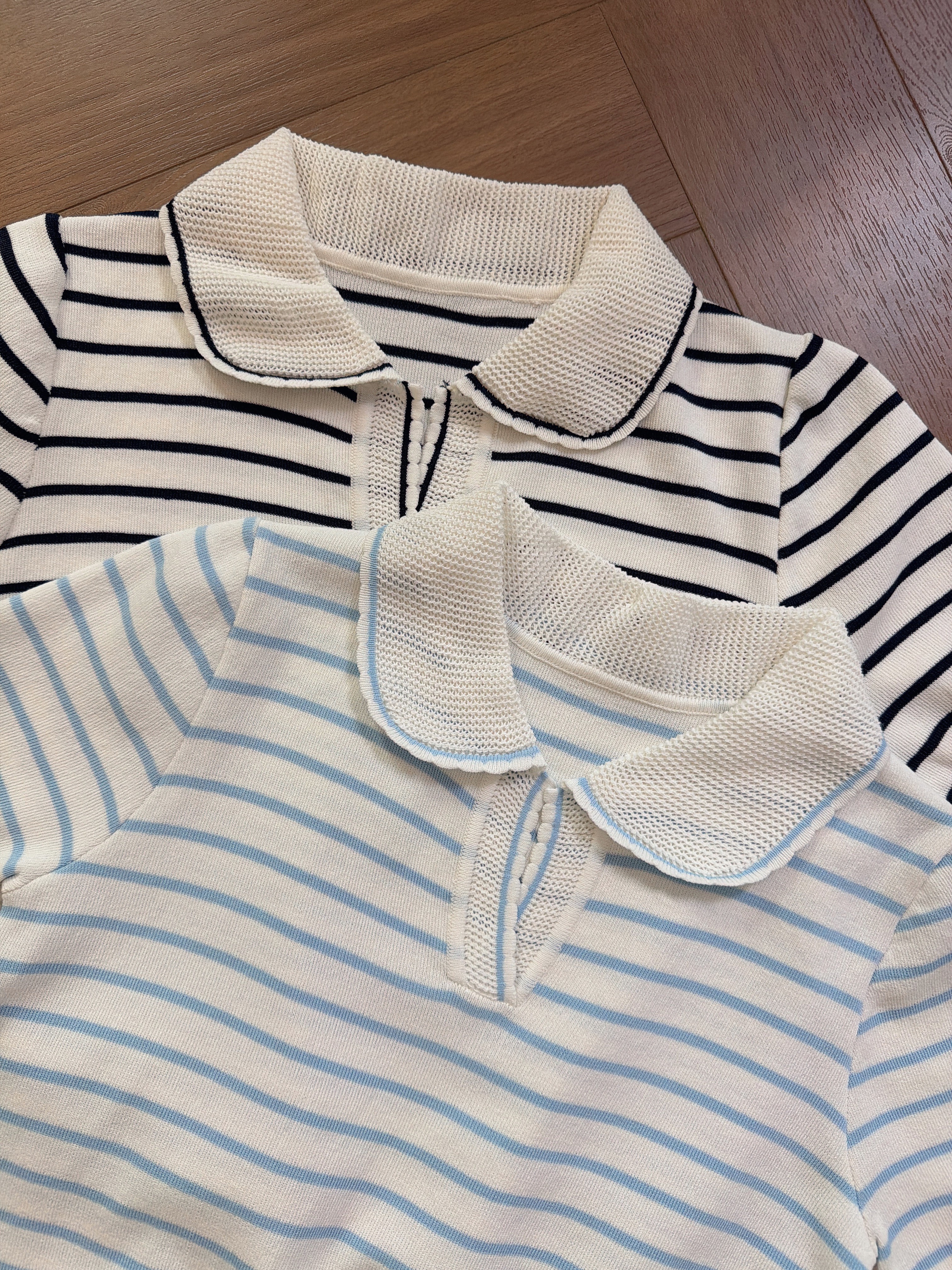 ZSJT1621 VIVIEN STRIPE KNIT POLO