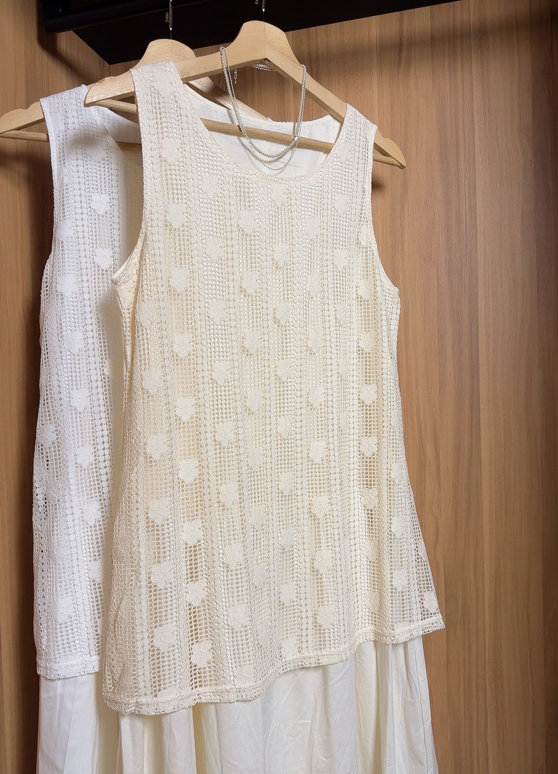 KKD2575 FELICIA LACEY SPLICING DRESS