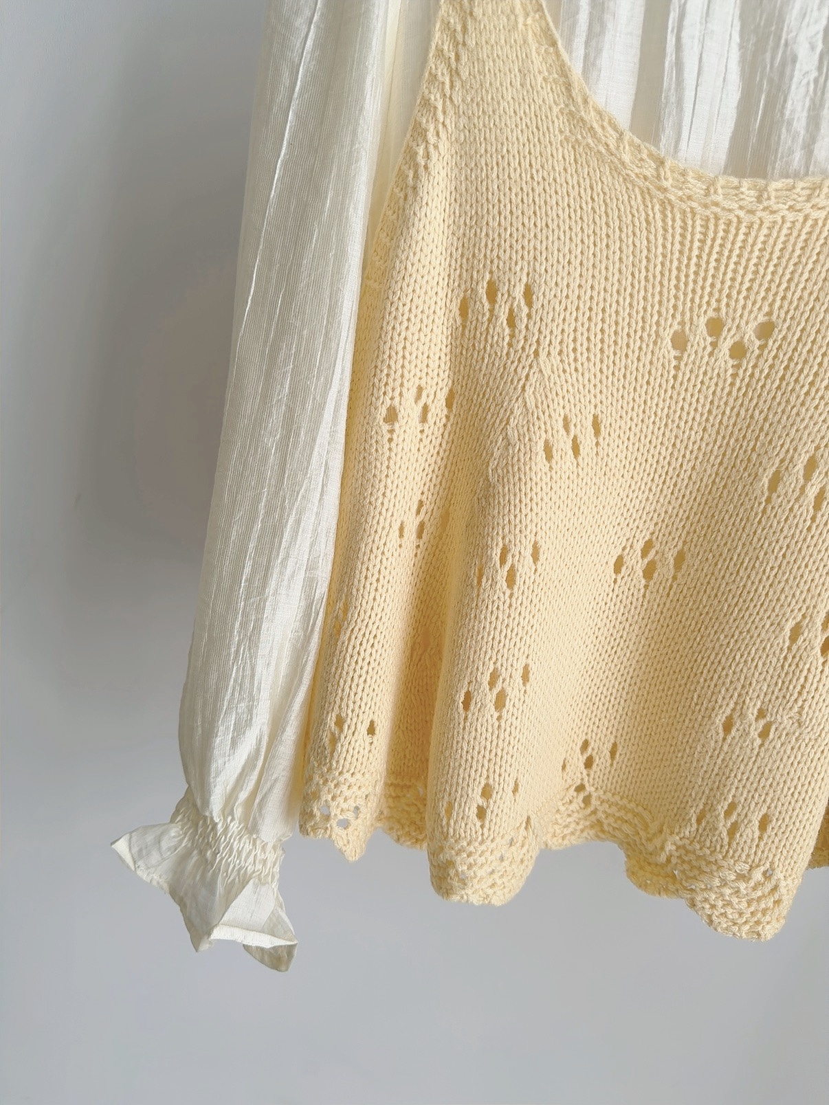 T72588 MAVIE FRENCH CROCHET KNIT SET
