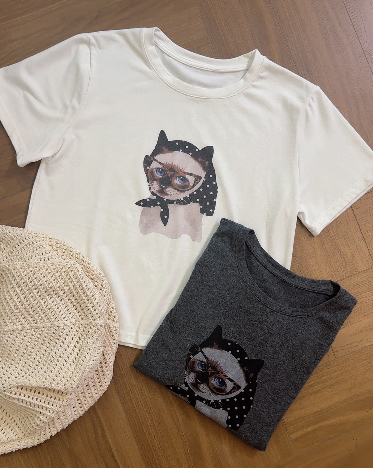 YMT6706 COCO CAT TEE