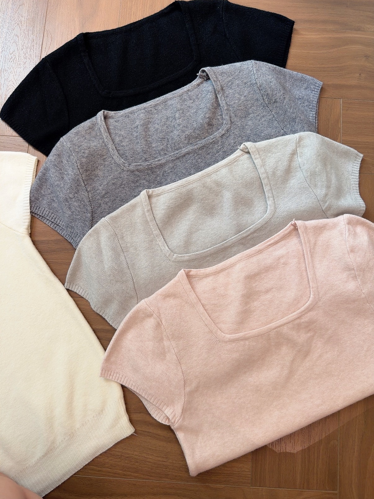 CYT8563 NANA KNIT CANDY BASIC TOP