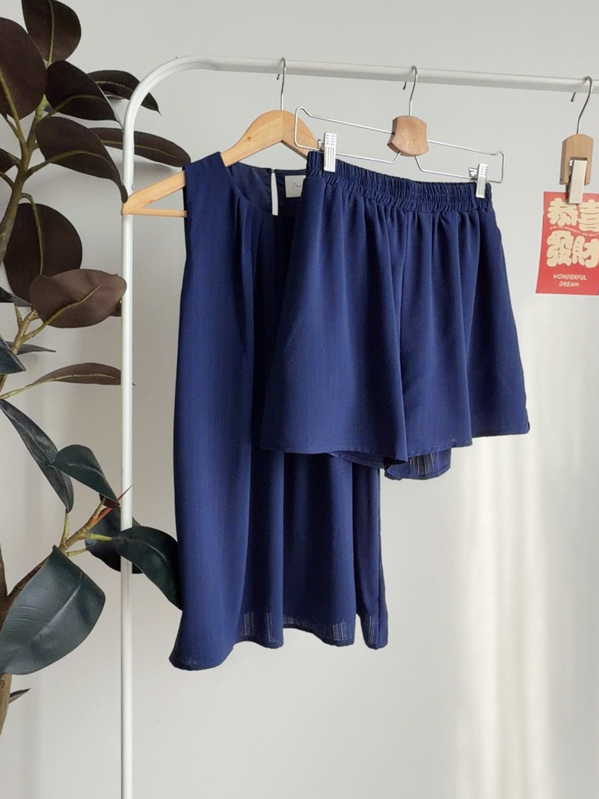 S72725 ELINA PLEATED SLEEVELESS SET