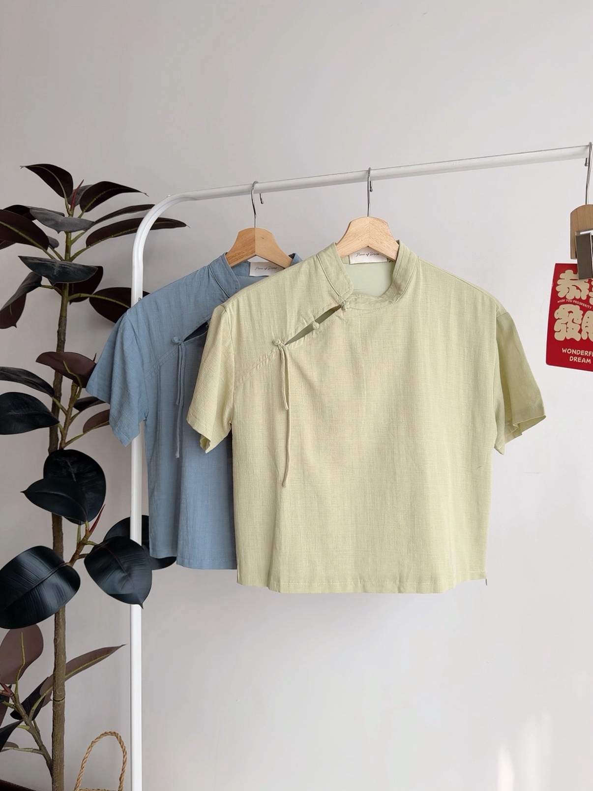 T72764 RUYI LINEN BLOUSE