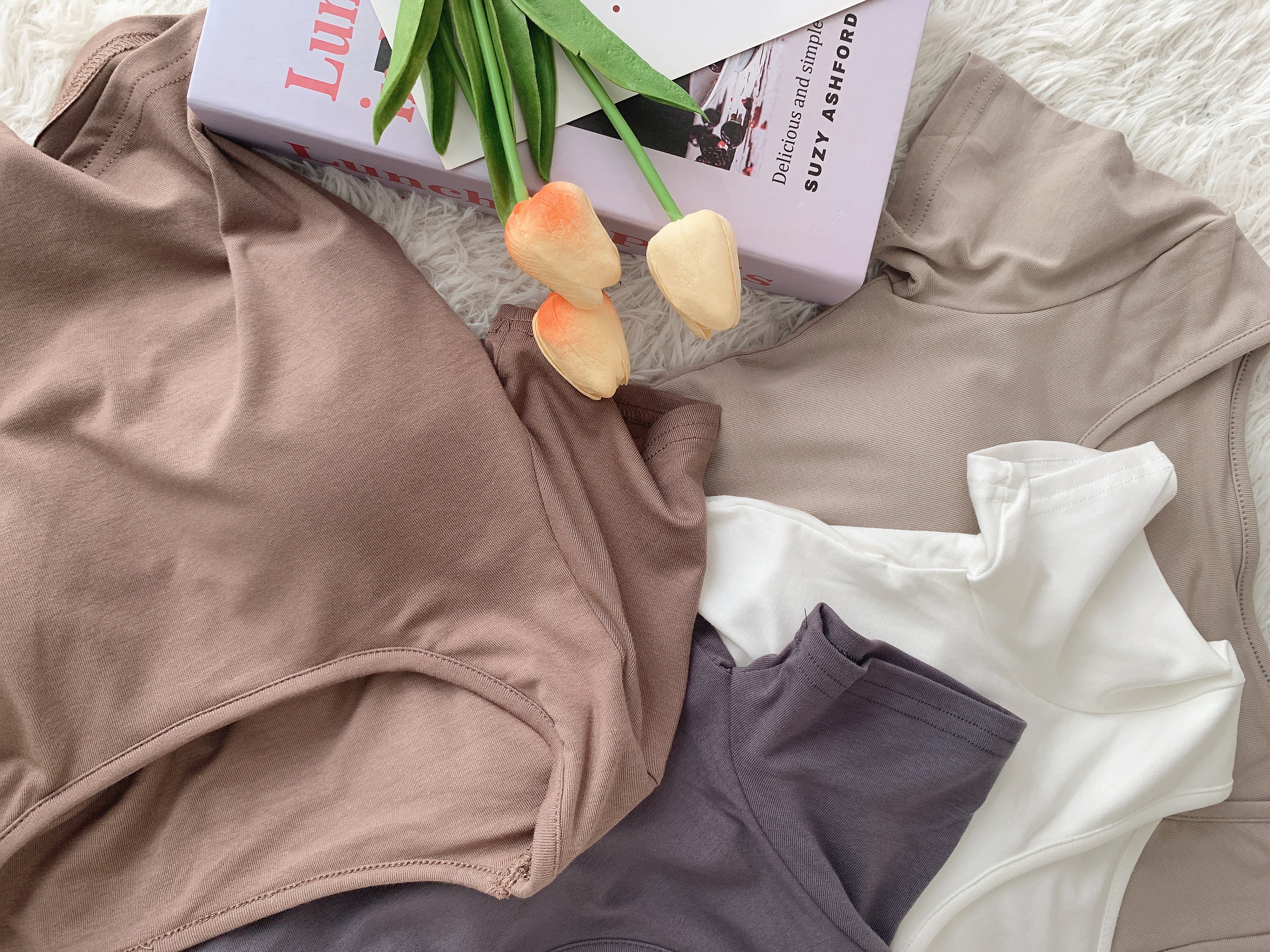 T70143 ALLEGRA COMFY U NECK BASIC TEE