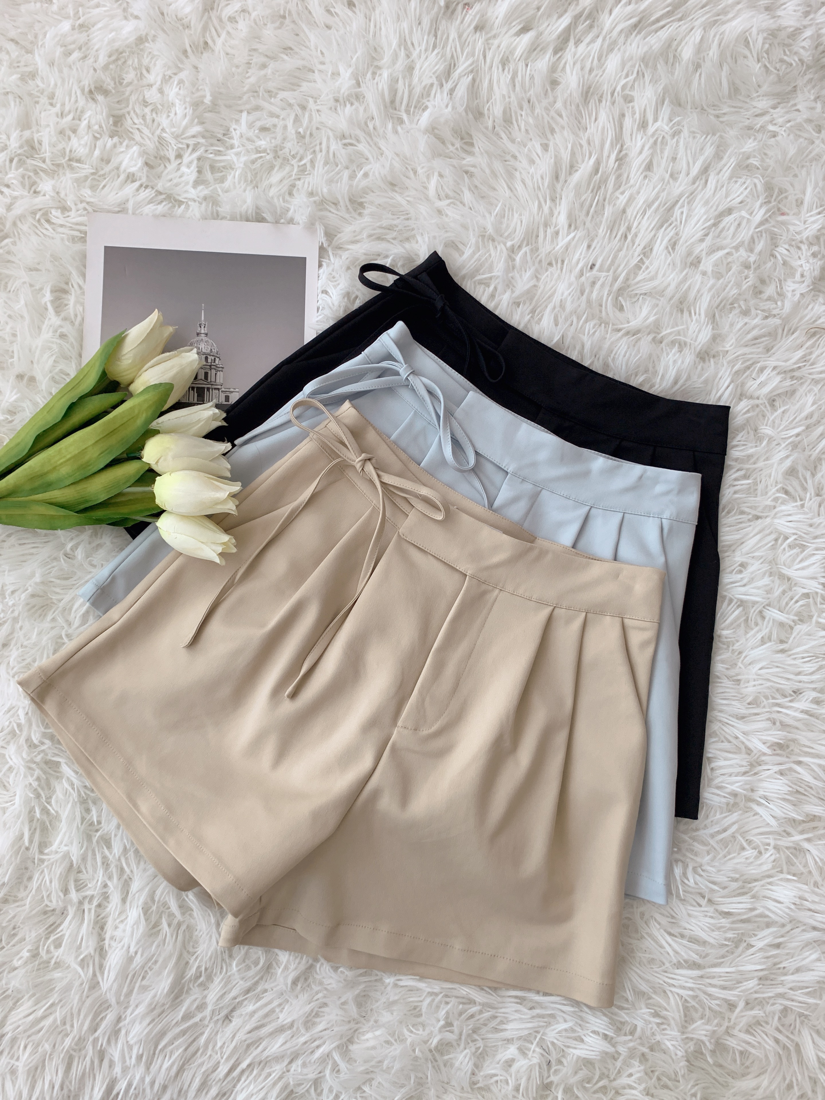 B70419 ELLINGTON PREMIUM RIBBON TIE SHORTS