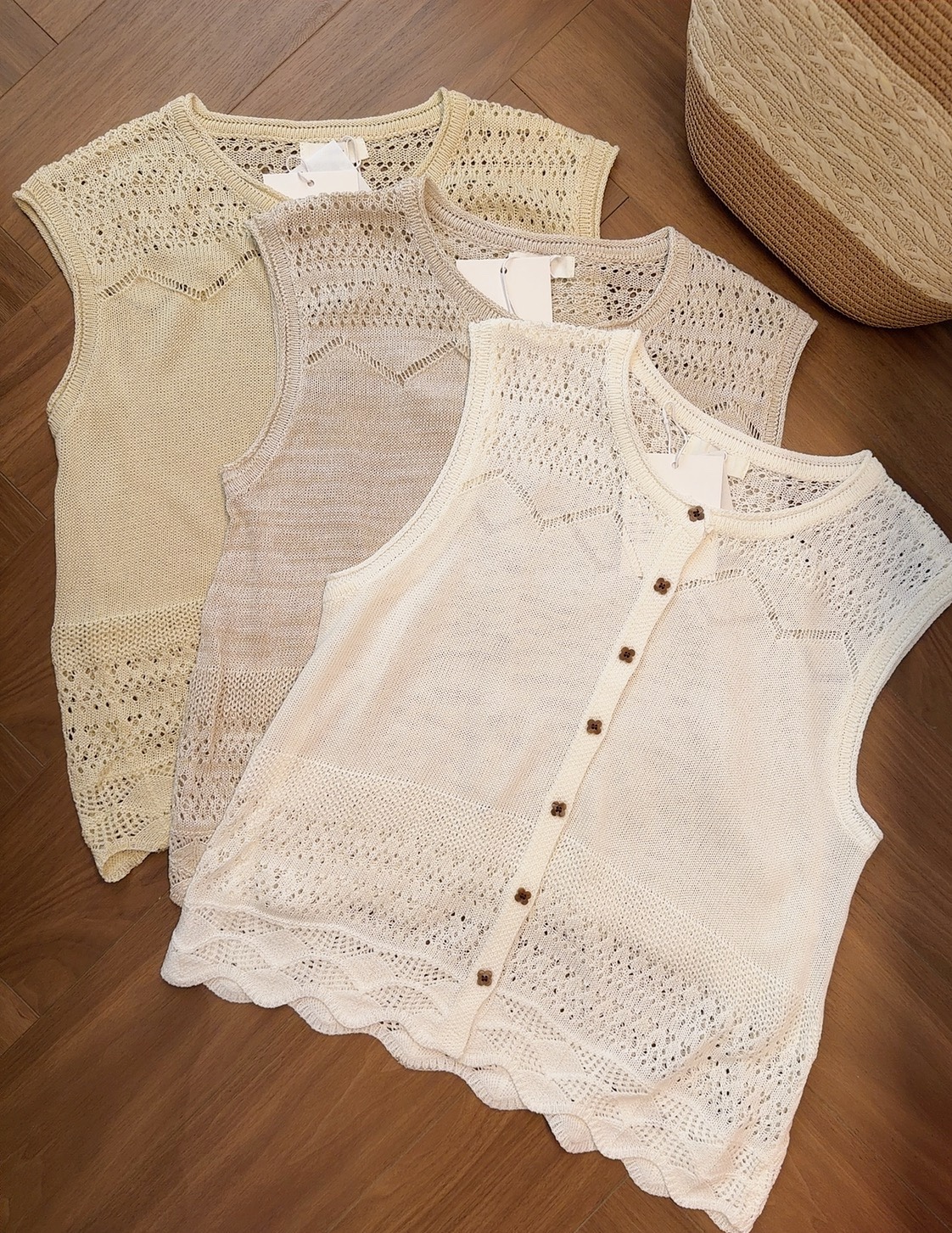 NCT6272 CAYA DETAILED KNIT SLEEVELESS