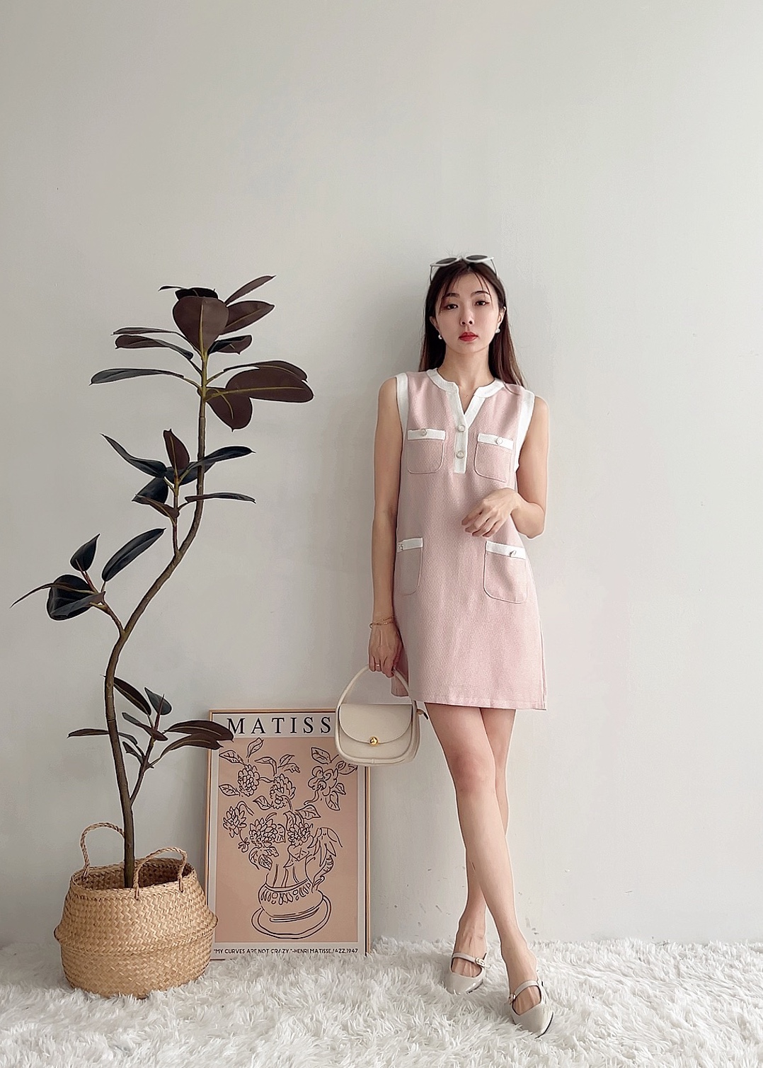 D70534 GABRIELLA CLASSIC TWEET DRESS