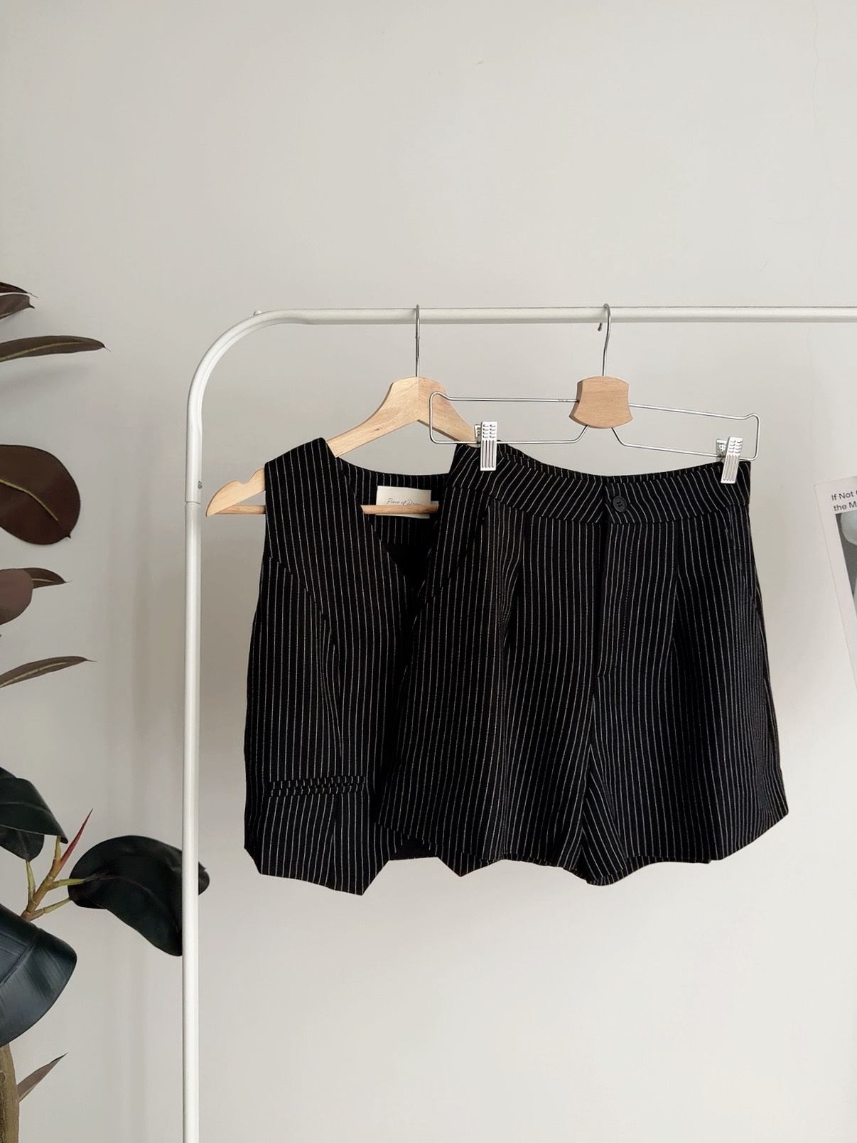 S72591 VIVIENNE PINSTRIPE VEST SET