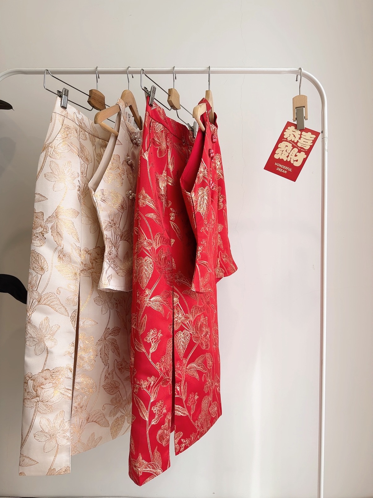 S72653 YU LAN BLOOM LUXE JACQUARD SET