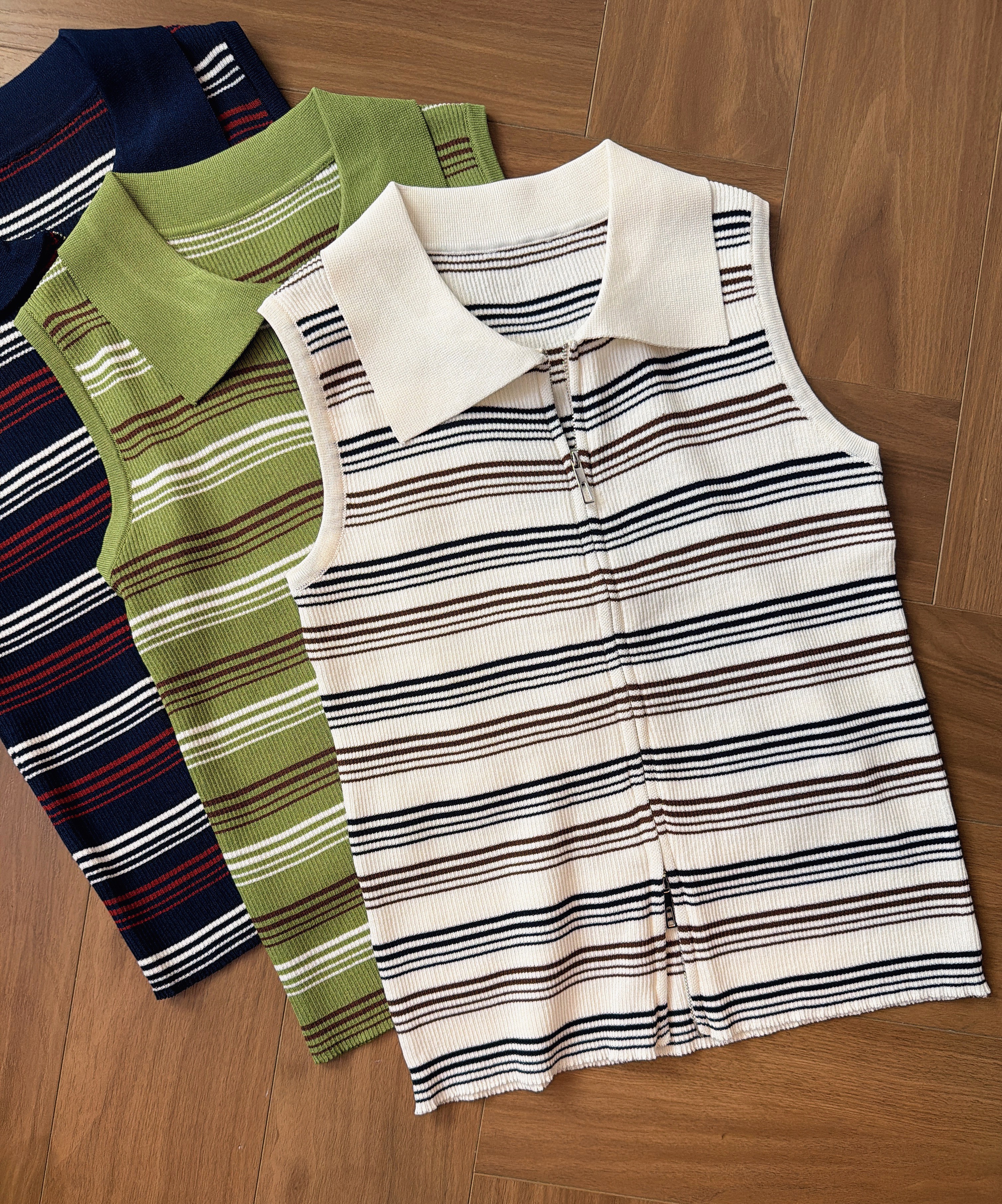 YMT6178 BLAIR STRIPE RIB KNIT