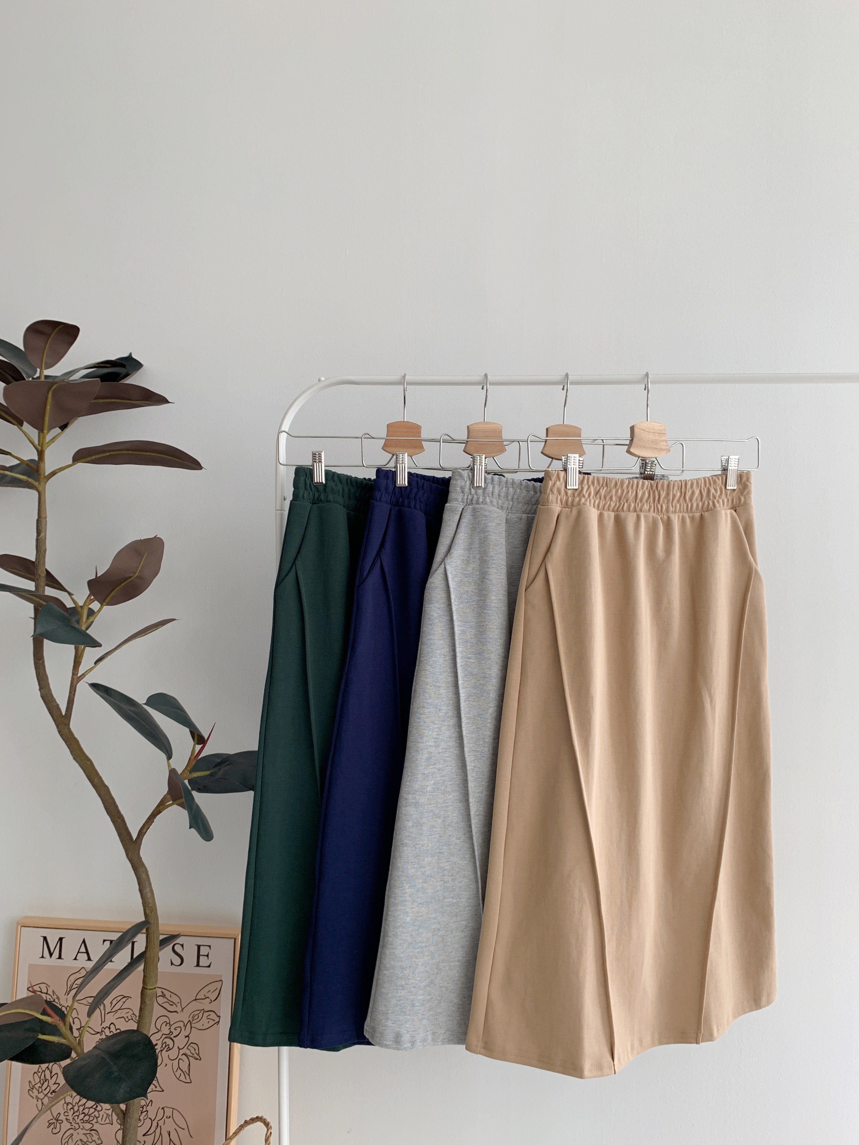 S70424 NAVIER CASUAL SKIRT SET