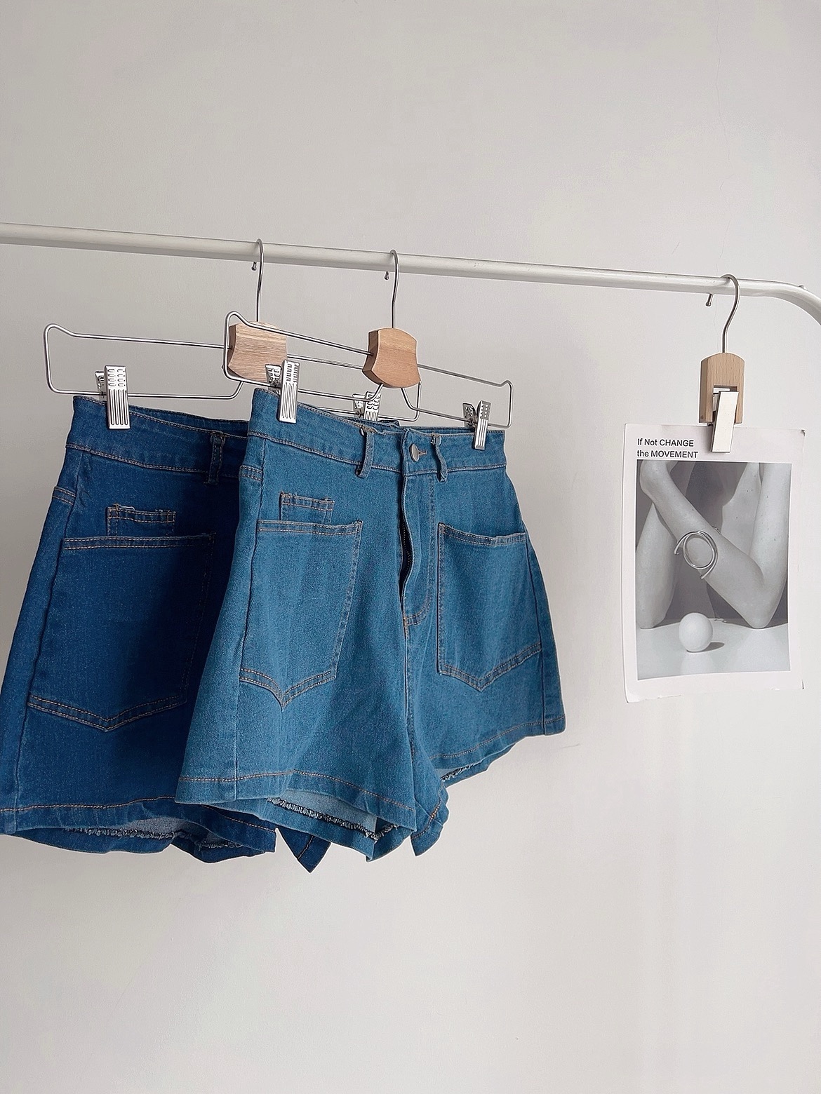 B72542 RUBY FLEX DENIM SHORTS