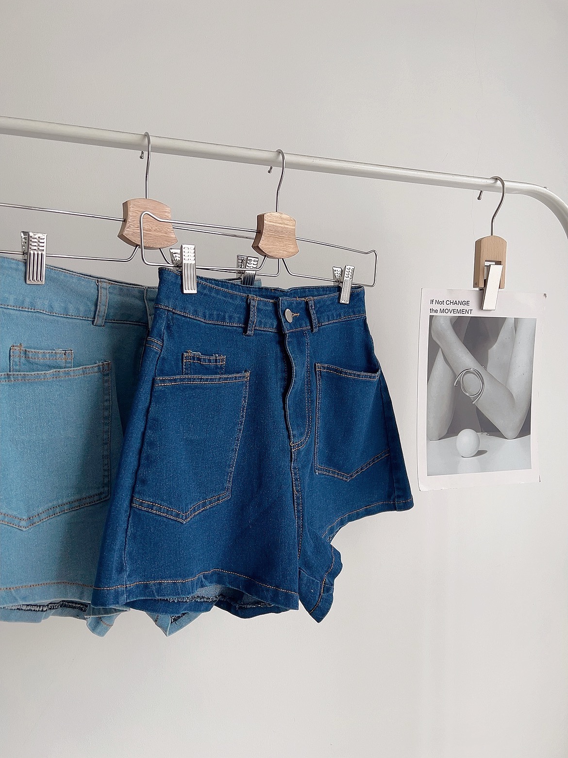 B72542 RUBY FLEX DENIM SHORTS