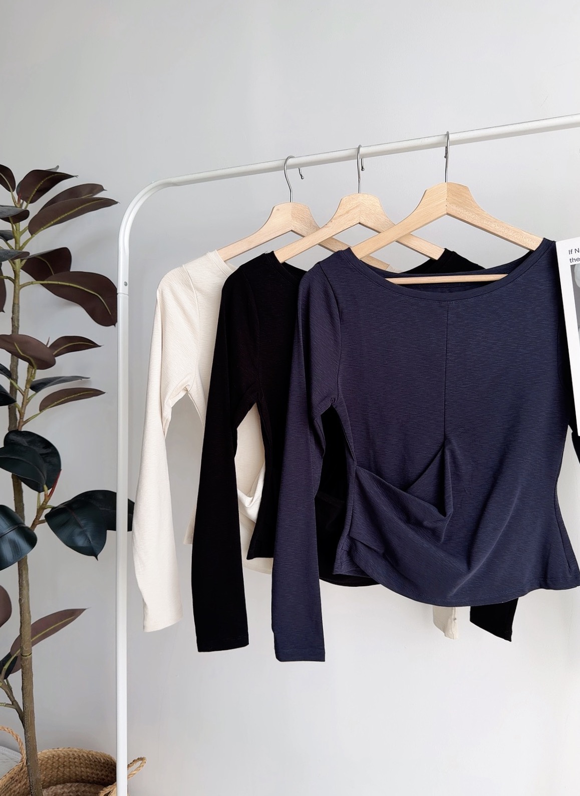 T72556 LENA SOFT COTTON LONG SLEEVE