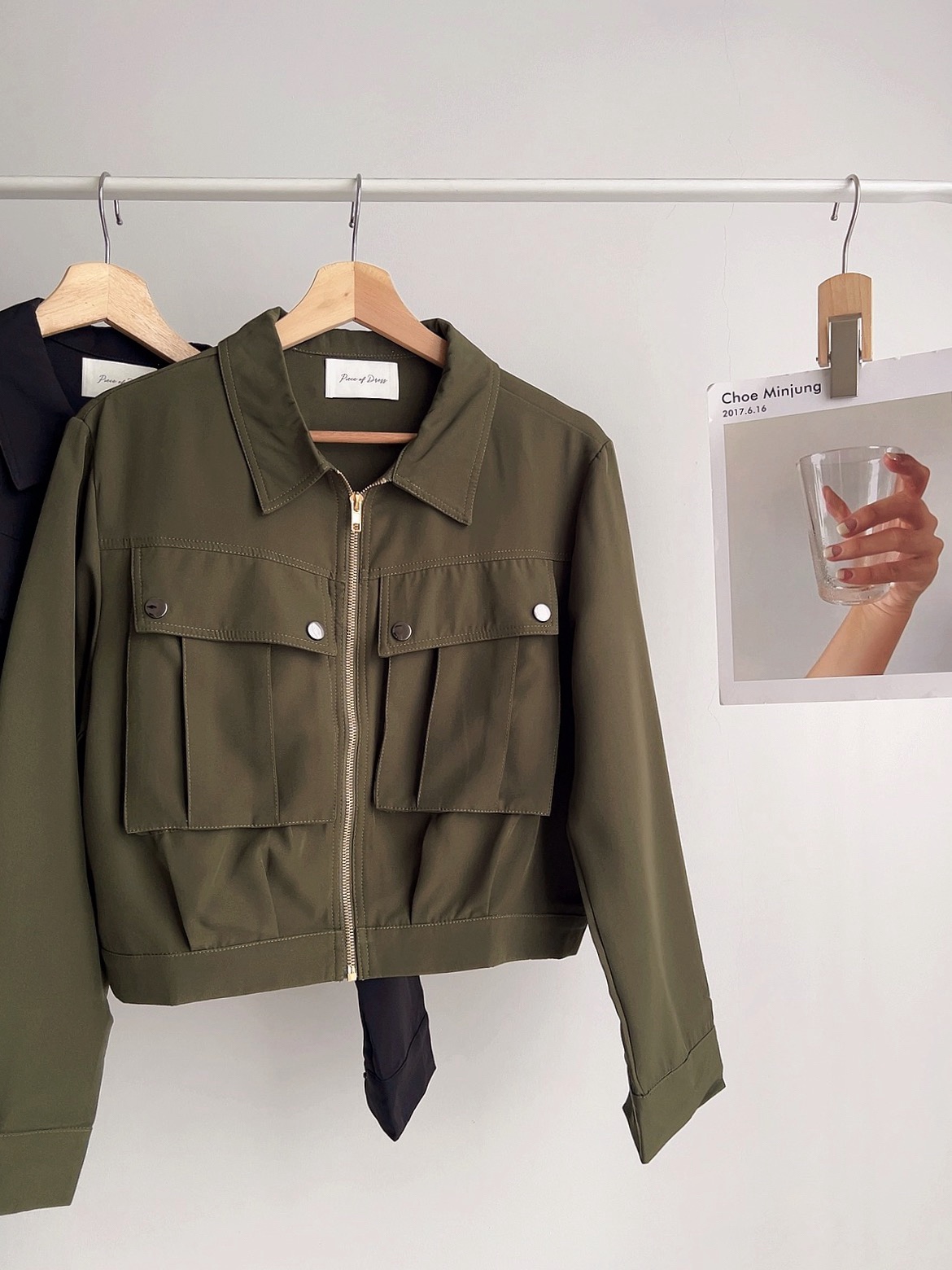 J72404 SABRINA UTILITY ZIPPER JACKET