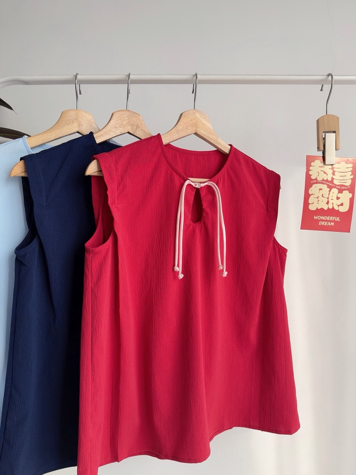 T72727  ANYA ORIENTAL TIE DESIGNER BLOUSE