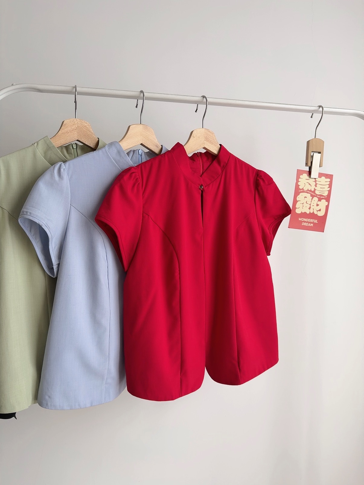 T72751 SUYAN STRUCTURED ORIENTAL TOP