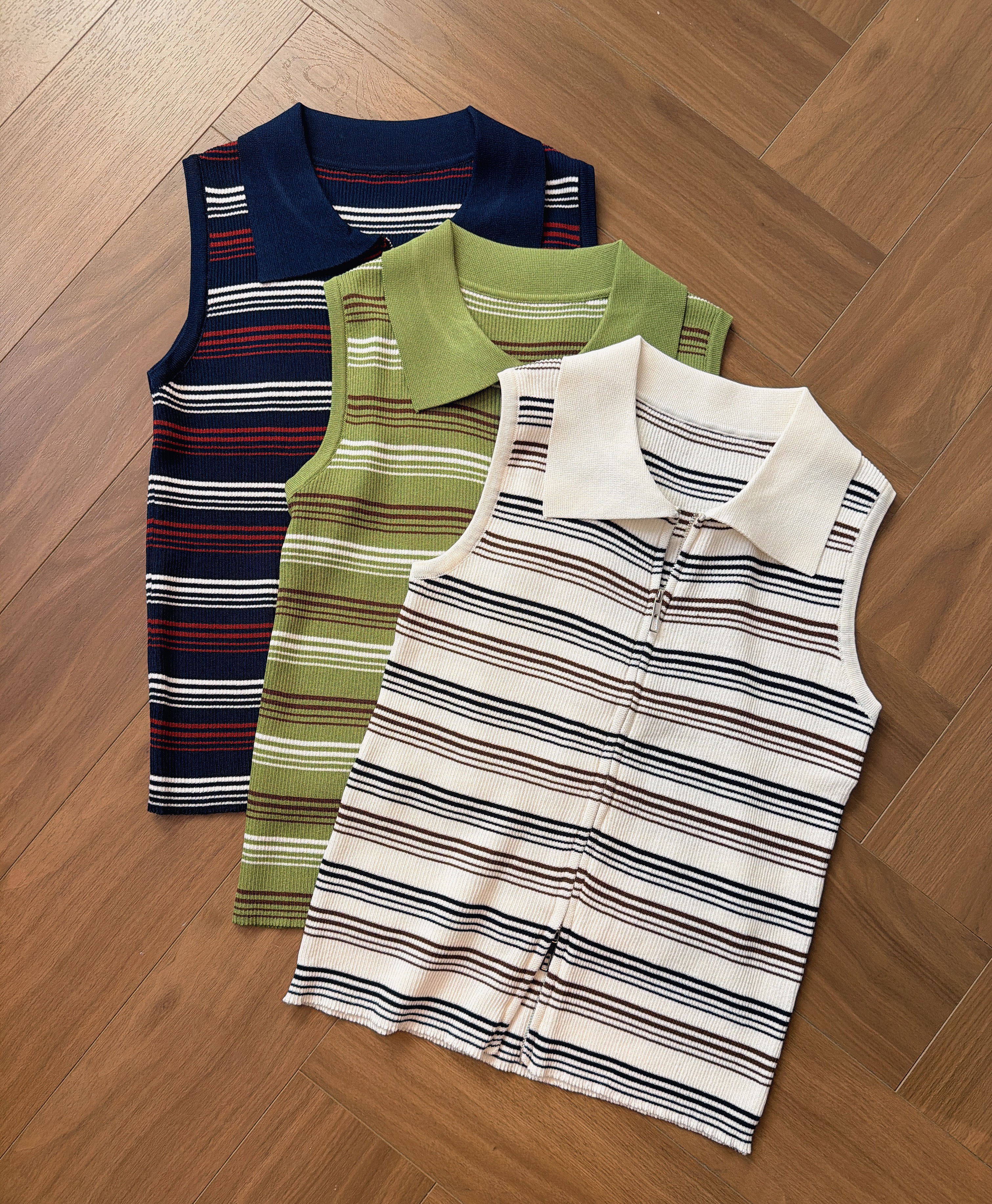 YMT6178 BLAIR STRIPE RIB KNIT