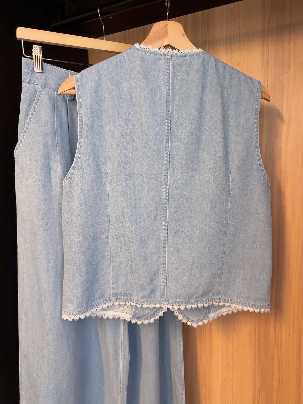 JFS7048 LOSSA PREMIUM DENIM VEST SET