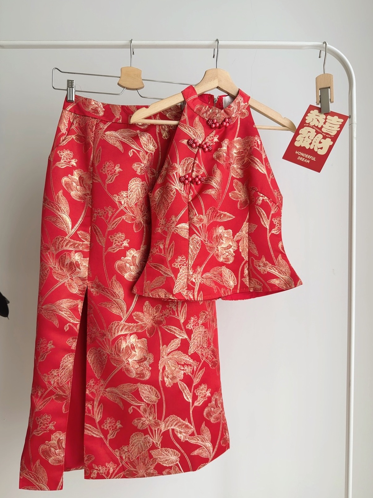 S72653 YU LAN BLOOM LUXE JACQUARD SET