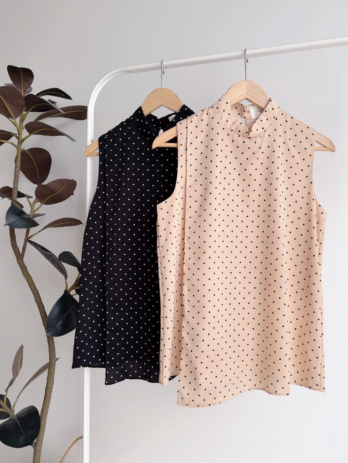 T72675 YULIAN MODERN ORIENTAL POLKA TOP