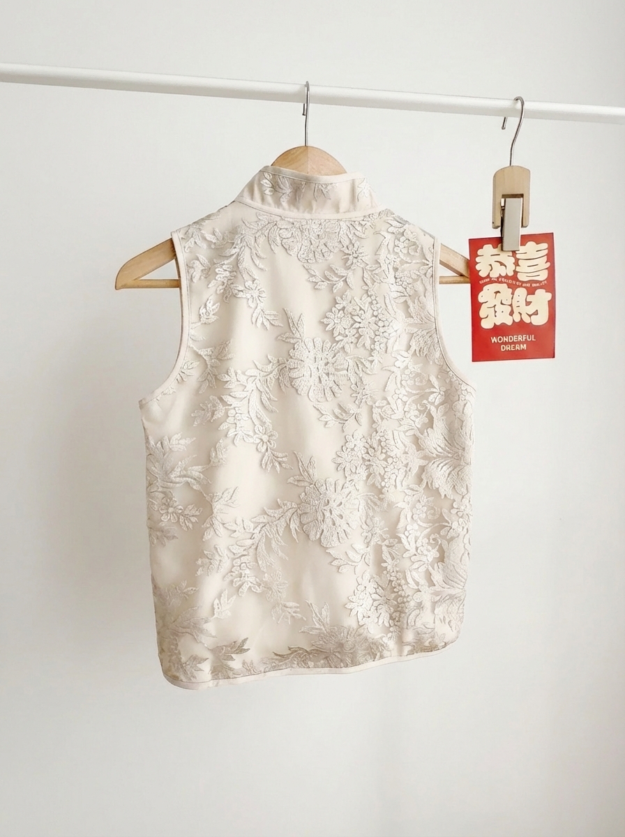 T72763 YAN EMBROI ORIENTAL TOP