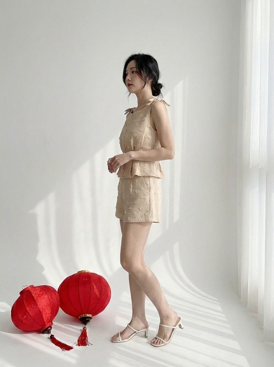 S72659 MILA SOFT DOT LADY SET