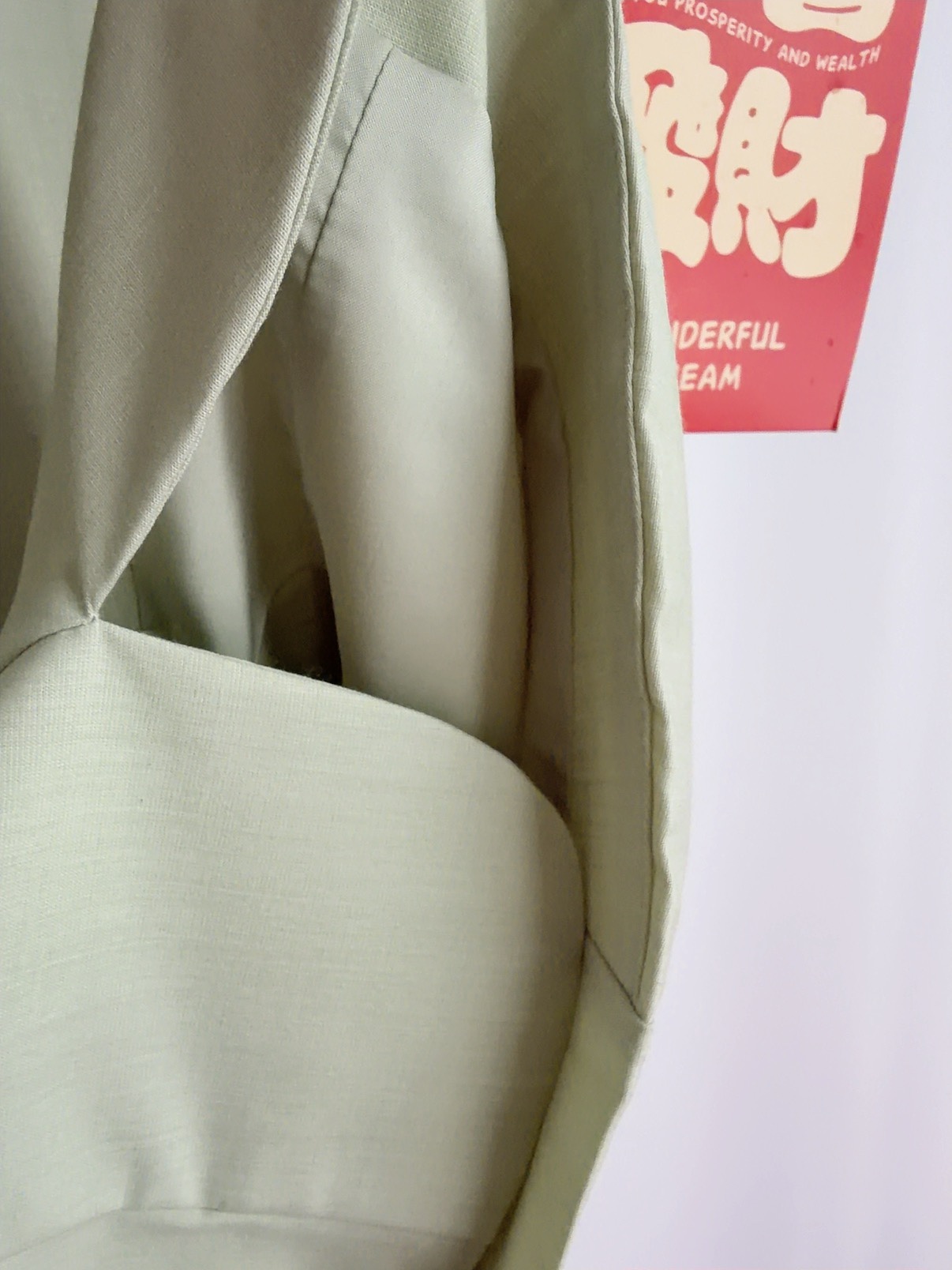 T72751 SUYAN STRUCTURED ORIENTAL TOP