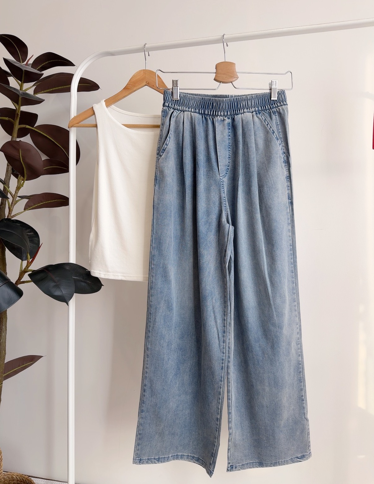 B72758 IVA RELAXED DENIM PANTS