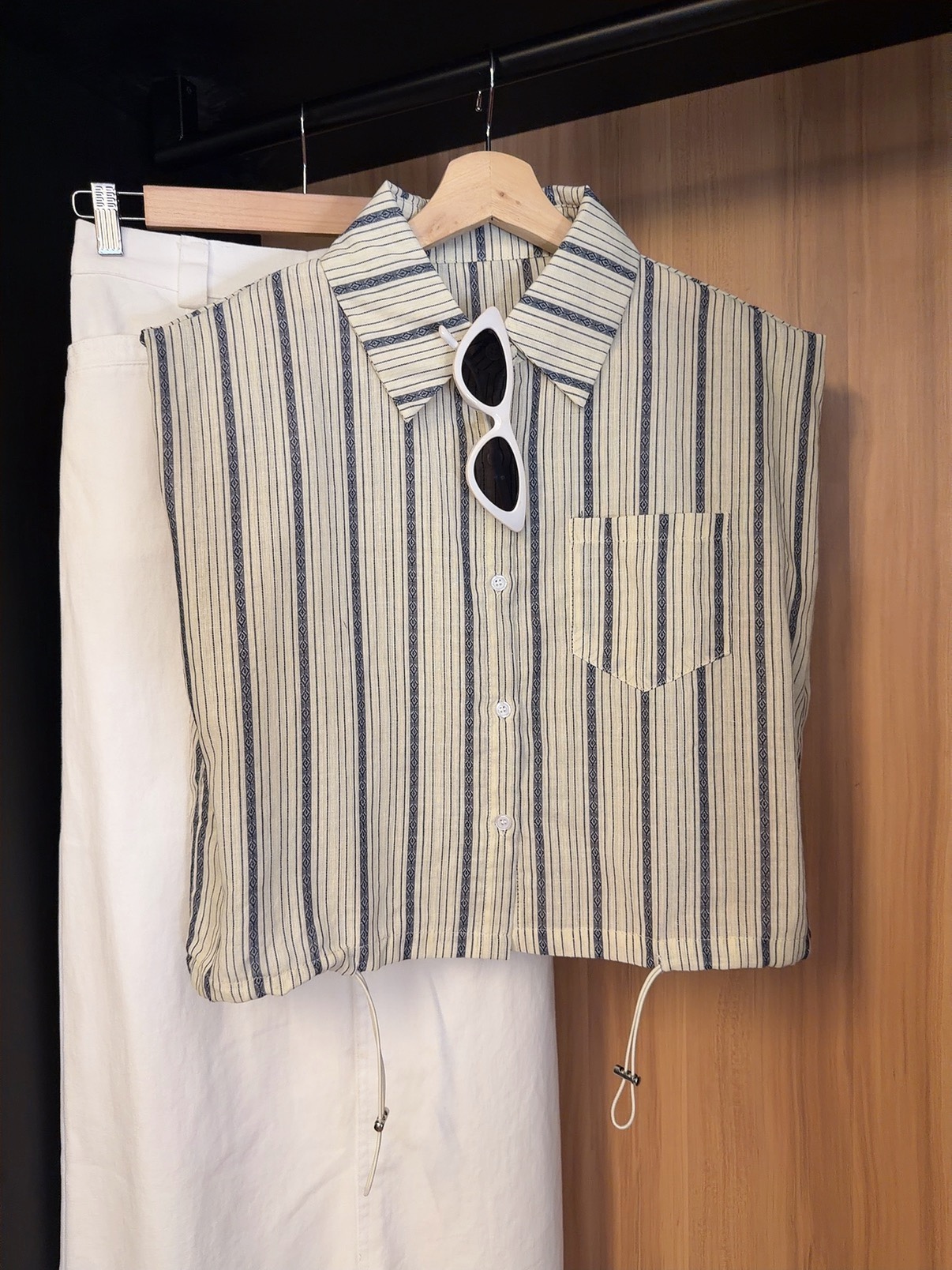 JYT8016 BOHO DESIGNER STRING SHIRT