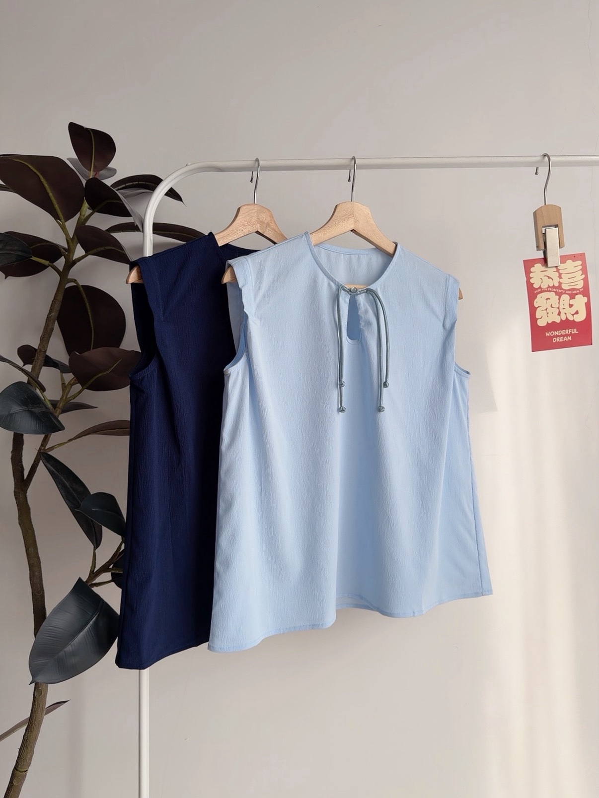 T72727  ANYA ORIENTAL TIE DESIGNER BLOUSE