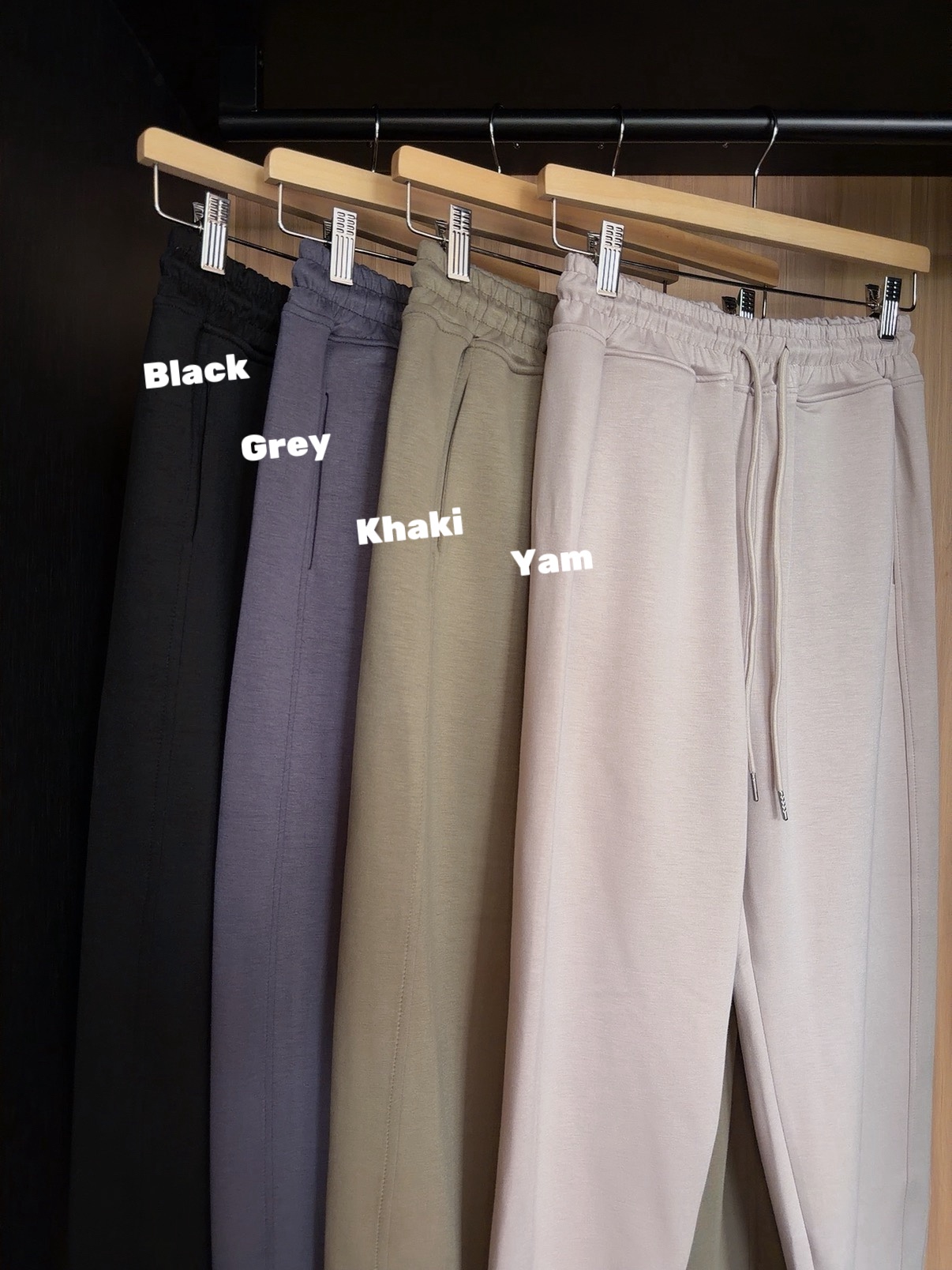 KDB103 GRACE UNEVEN JOGGER PANTS