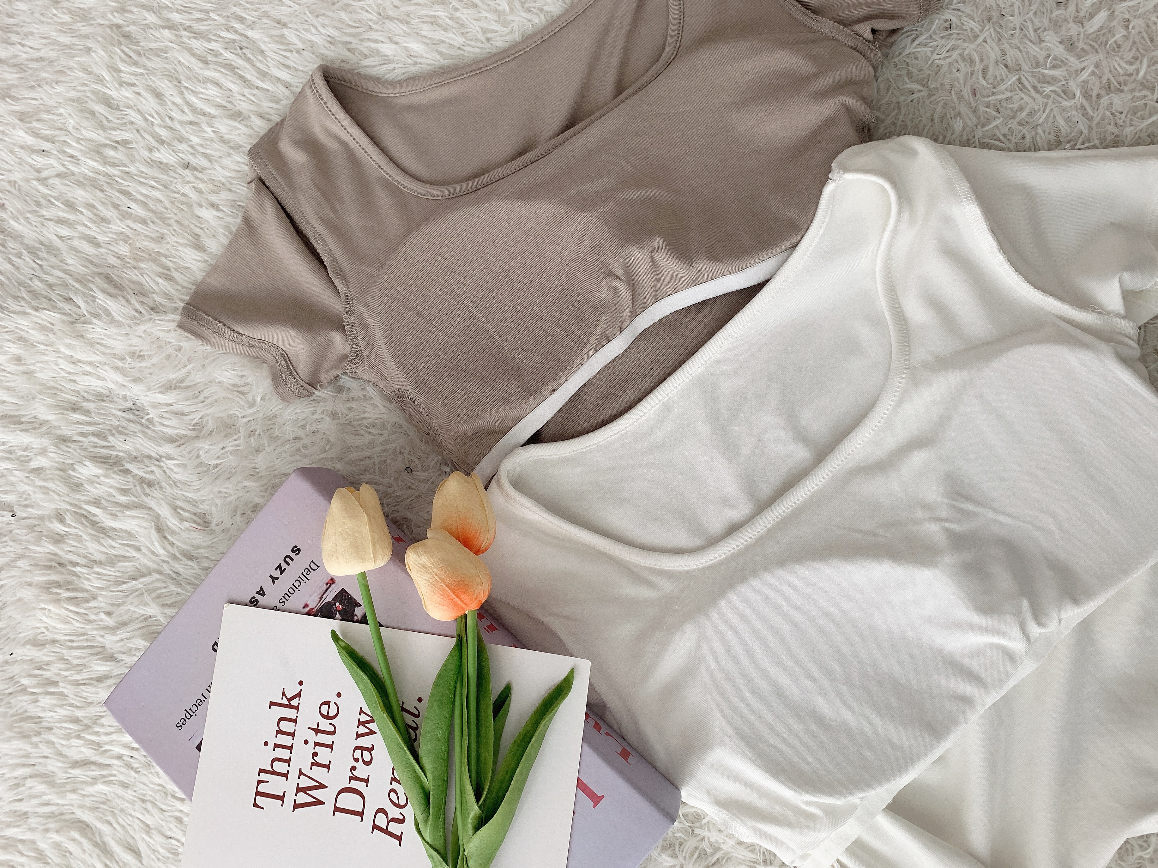 T70143 ALLEGRA COMFY U NECK BASIC TEE