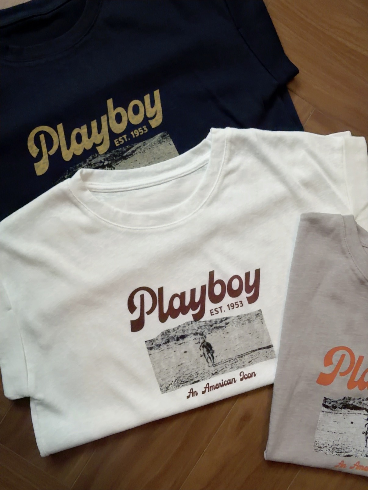 YMT2016 PLAYBOY FOLDED SLEEVE TEE