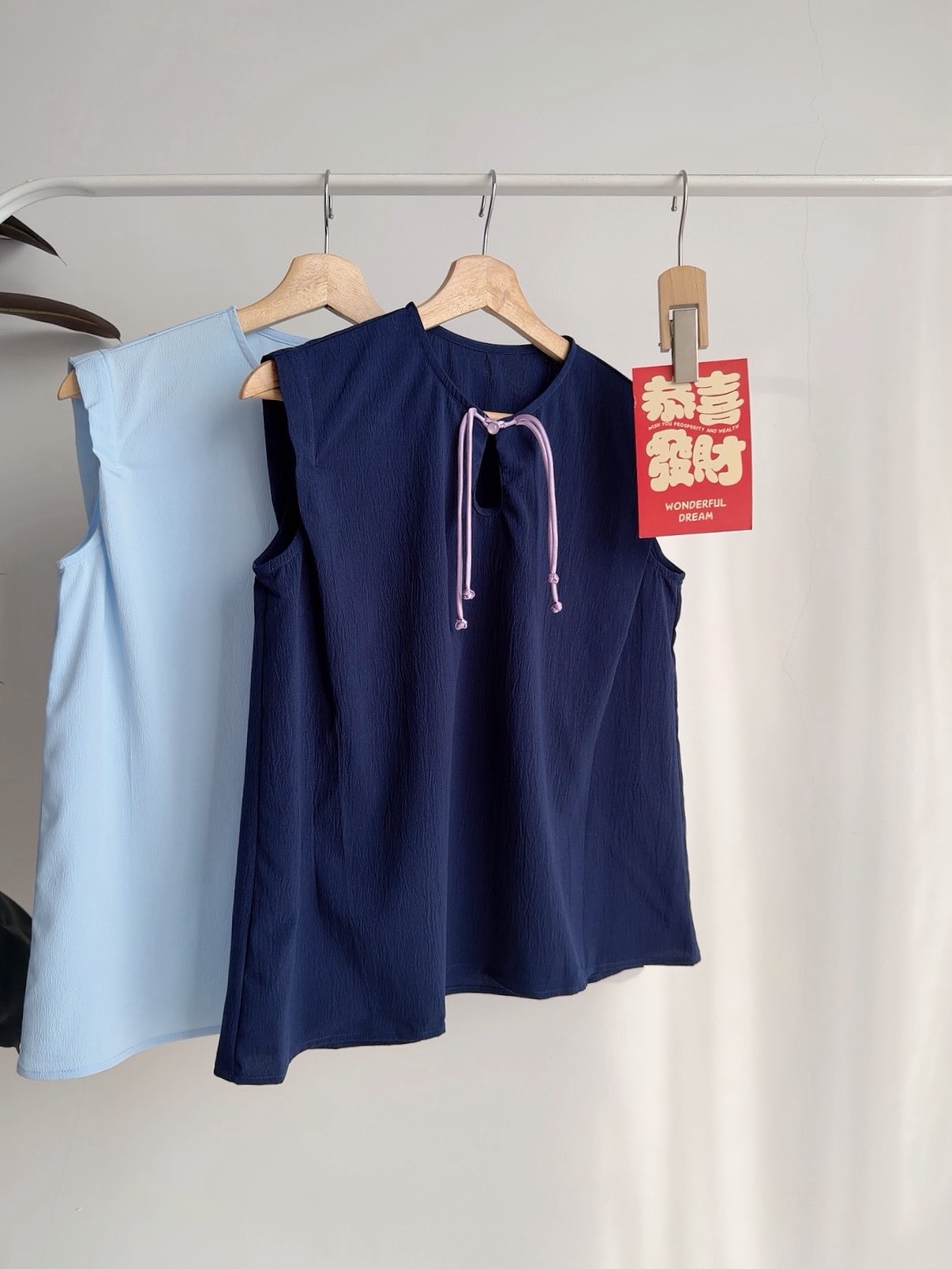 T72727  ANYA ORIENTAL TIE DESIGNER BLOUSE