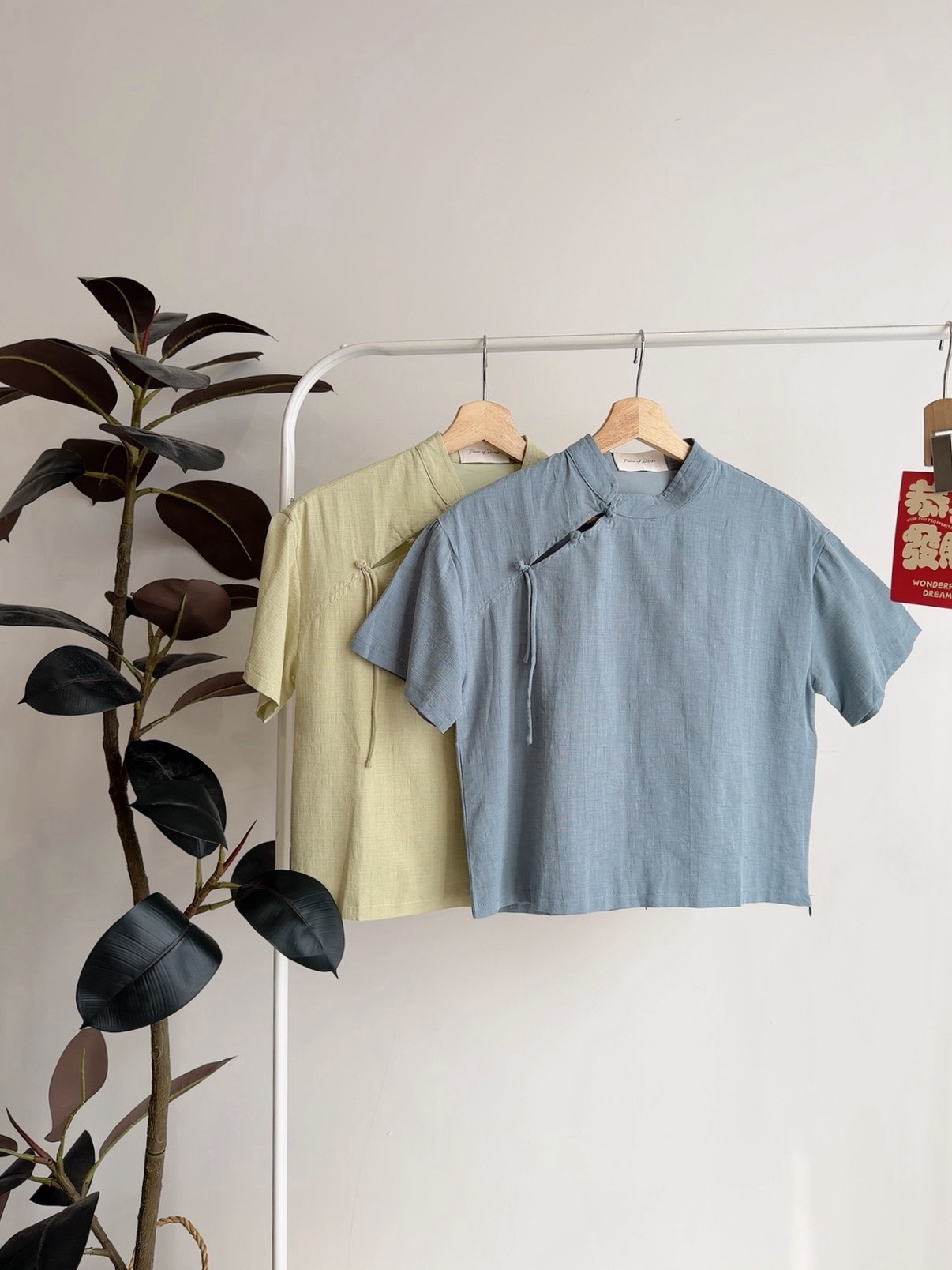 T72764 RUYI LINEN BLOUSE