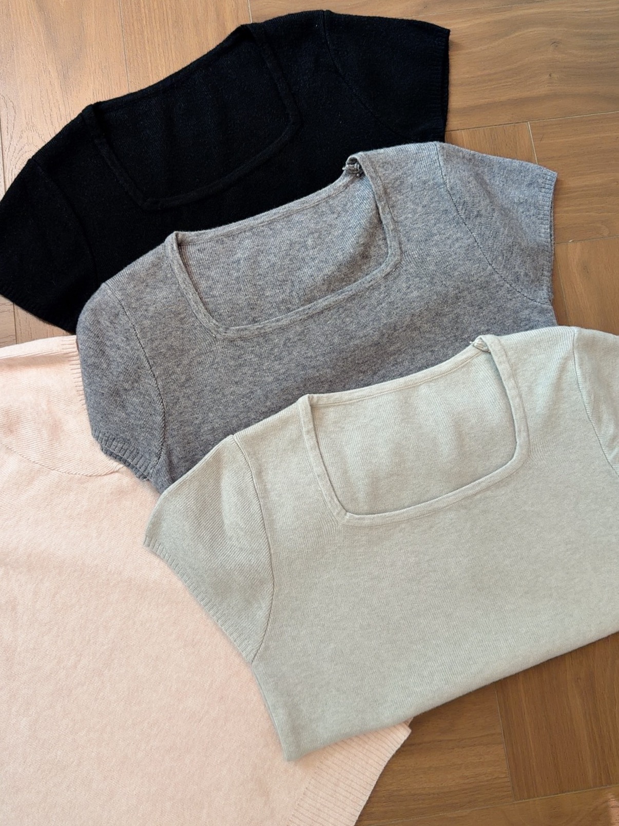 CYT8563 NANA KNIT CANDY BASIC TOP