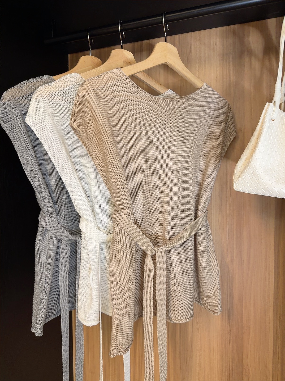 CKT2578-COCO WAIST STRAP KNIT 