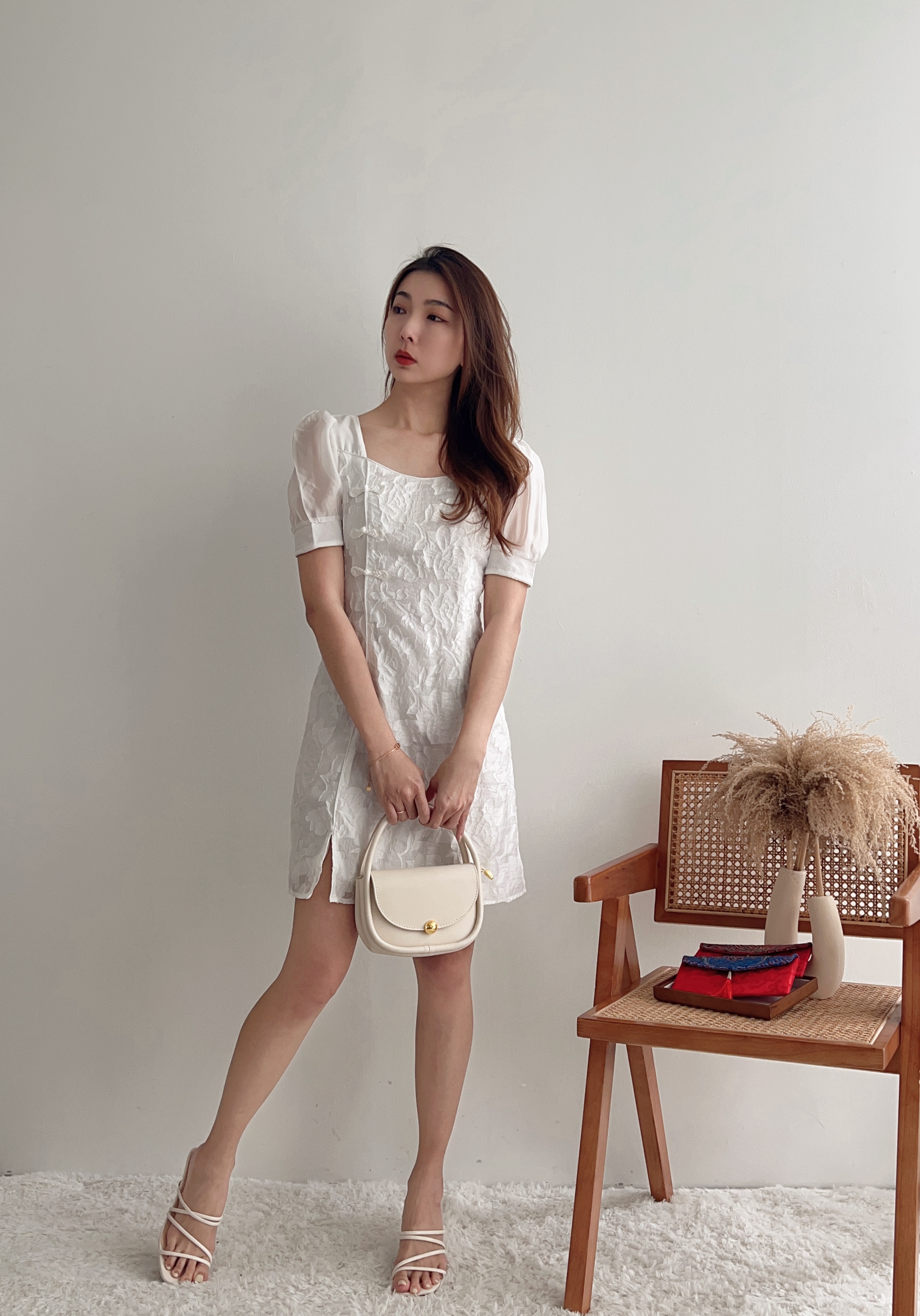 D60831 YUNLU PRINCESS SLEEVE CHINESE DRESS