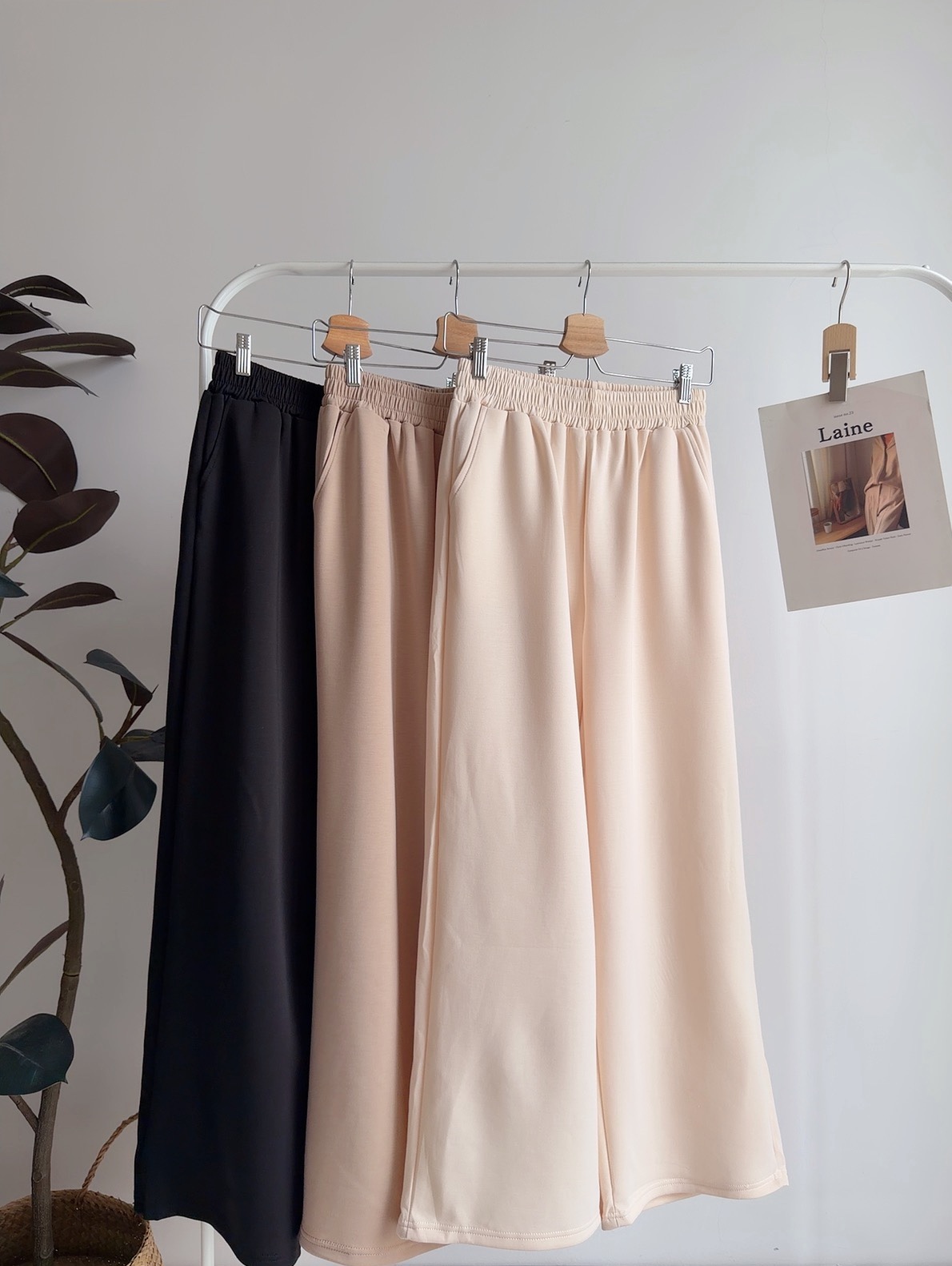 B72783 GLACE AIR COTTON PANTS