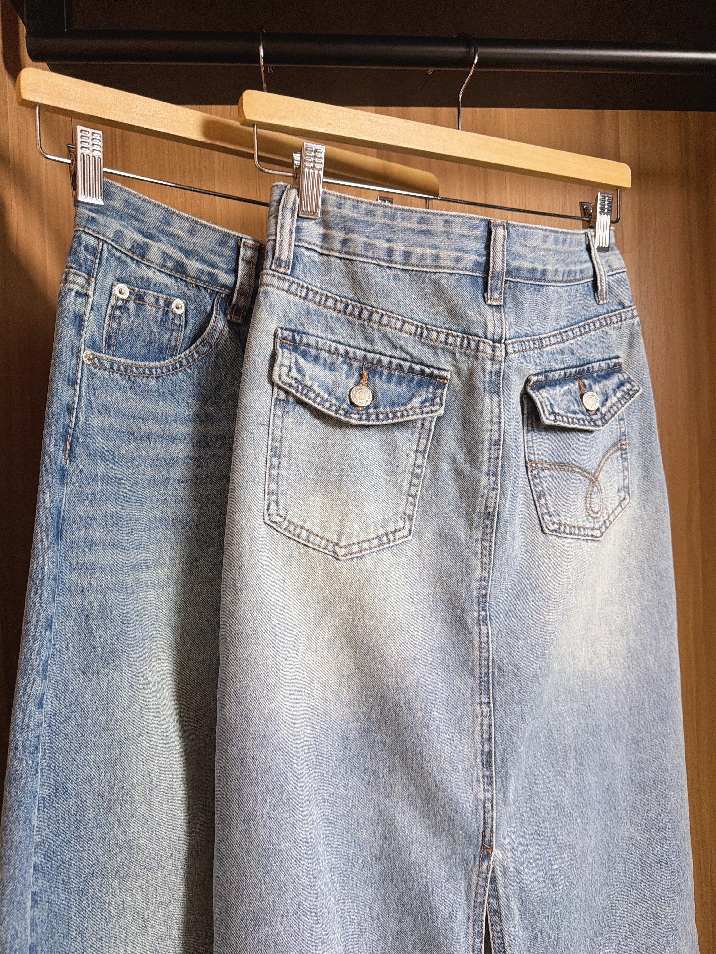 MYFB629 MARCEL VINTAGE DENIM SKIRT