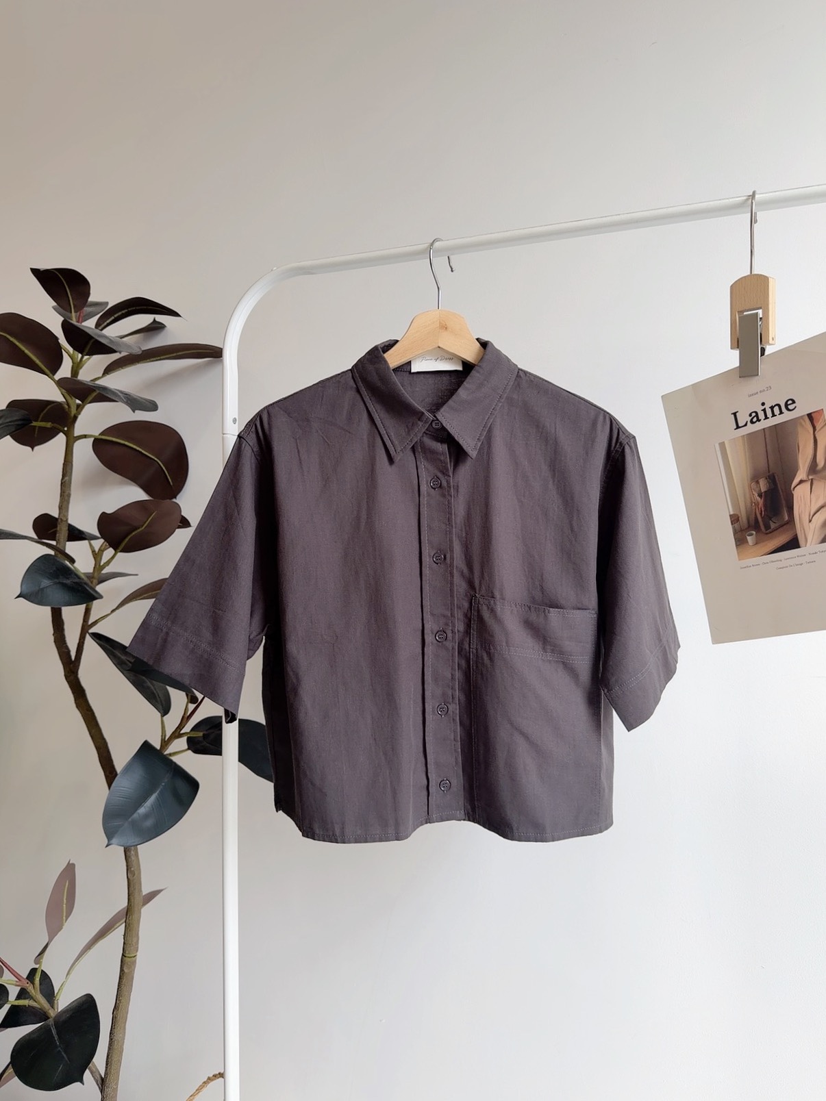 T72787 YURY MINIMALIST KR SHIRT