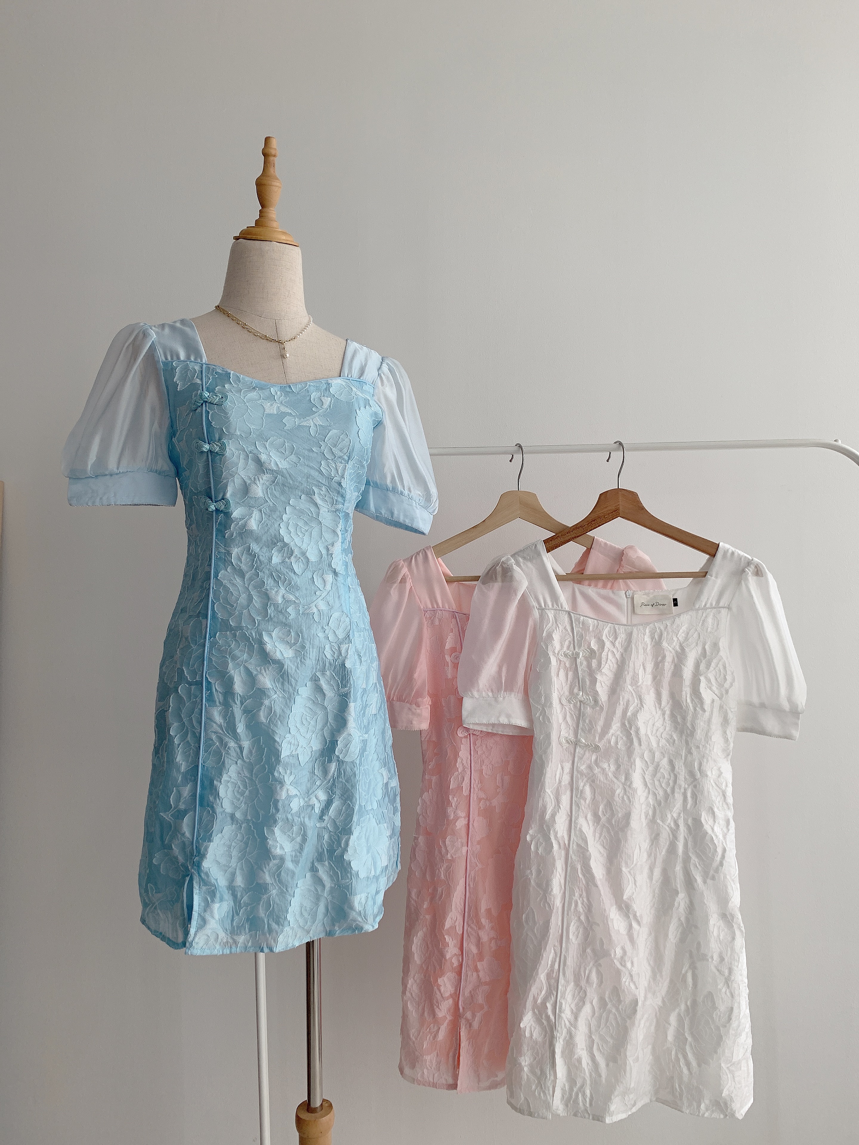 D60831 YUNLU PRINCESS SLEEVE CHINESE DRESS